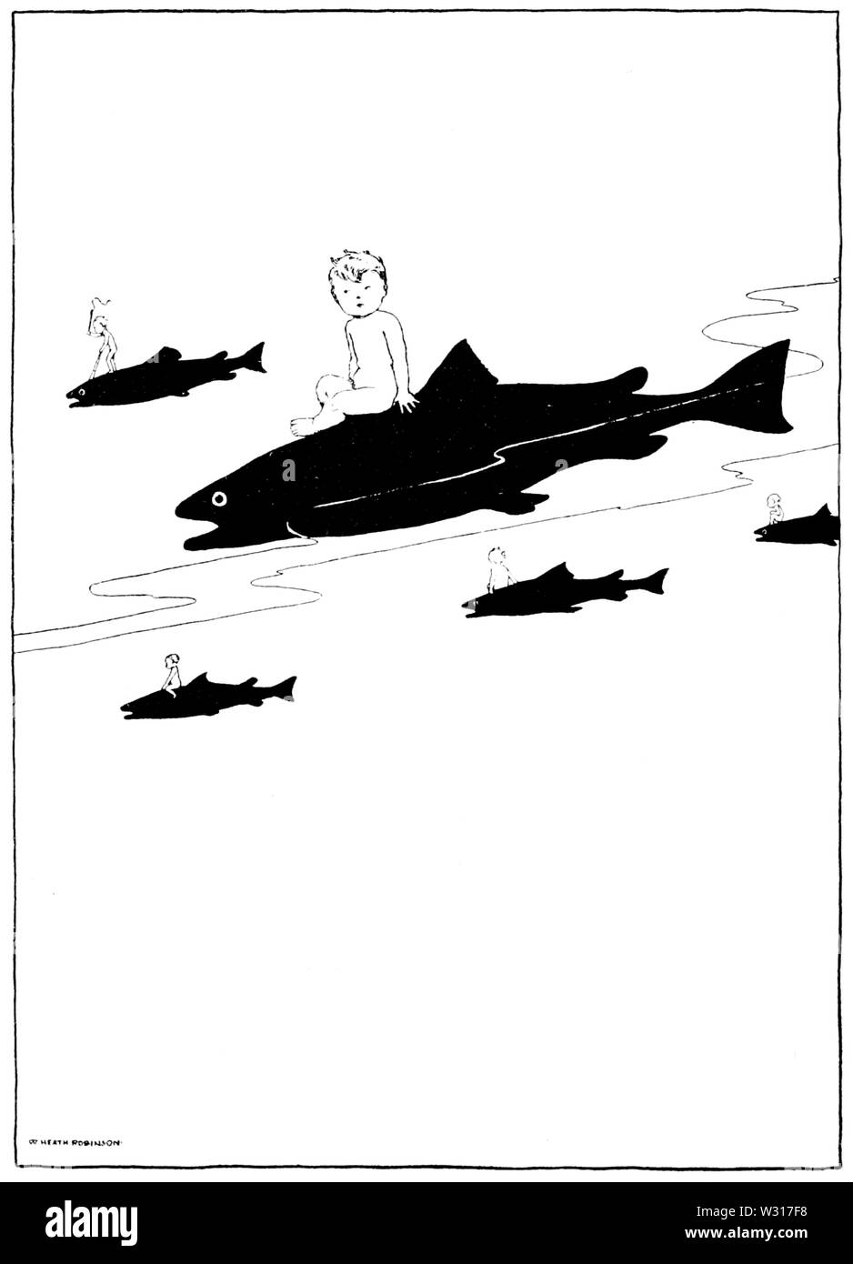 Page 139, illustration, l'eau les bébés Banque D'Images