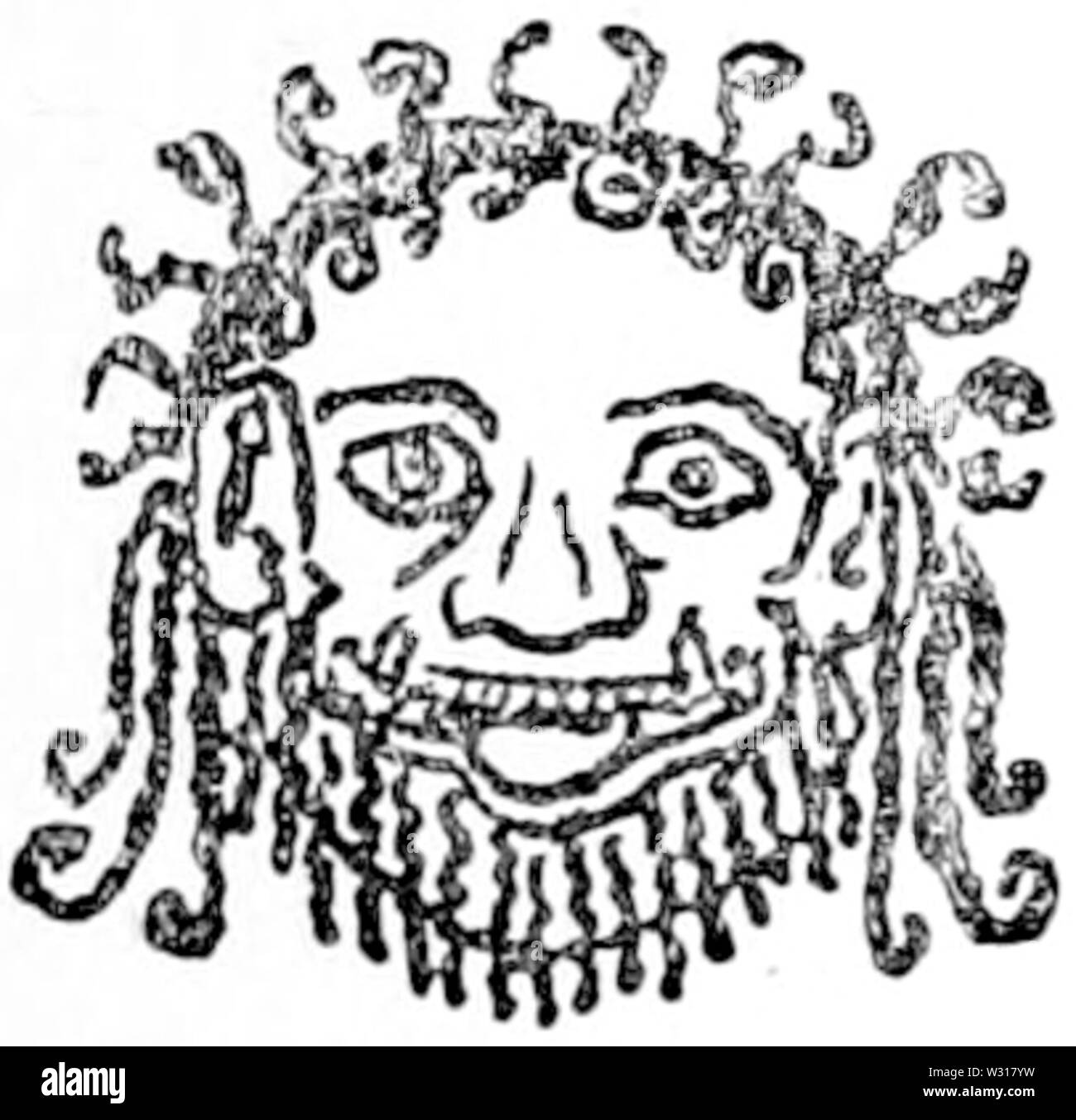 Page 227 fig 13, le détail de l'illustration Folk-Lore, vol 14 Banque D'Images