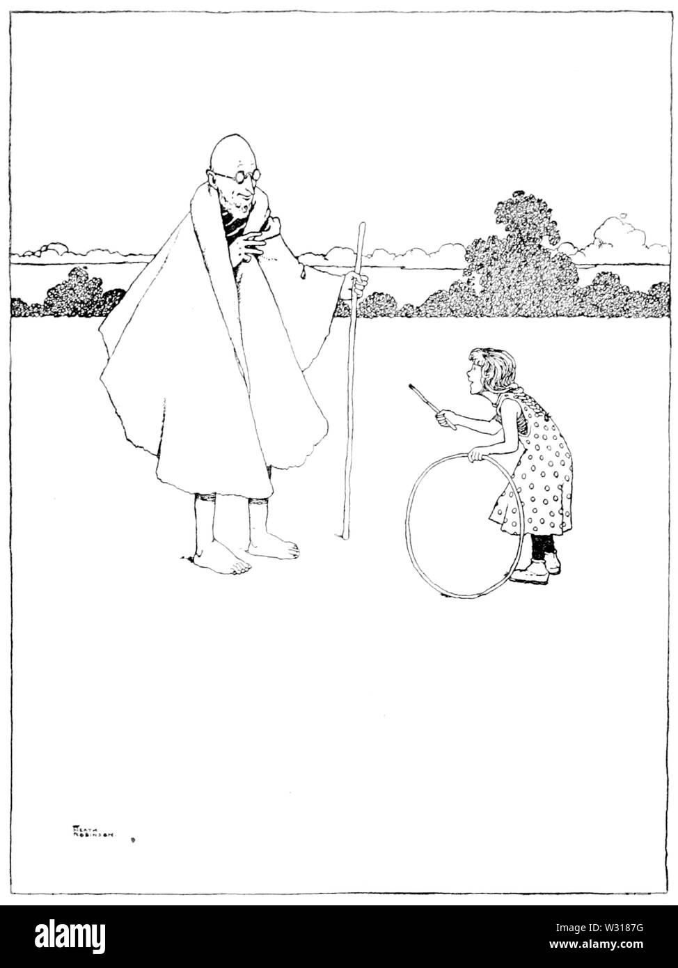 Page 258 l'illustration, l'eau les bébés Banque D'Images