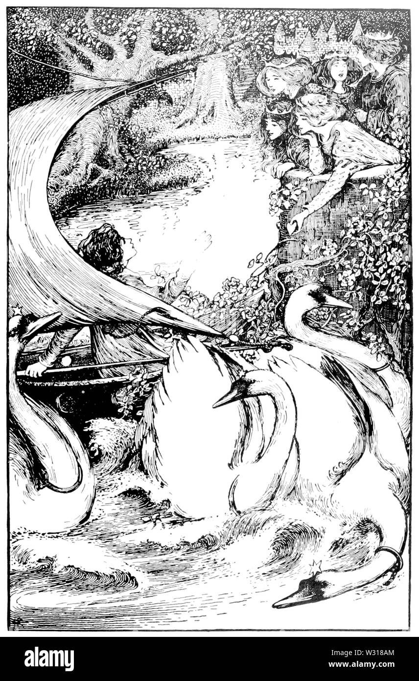 Page 35 illustration dans les contes d'Andersen (Stratton) Banque D'Images