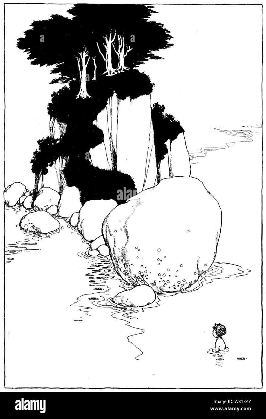 Page 313 l'illustration, l'eau les bébés Banque D'Images