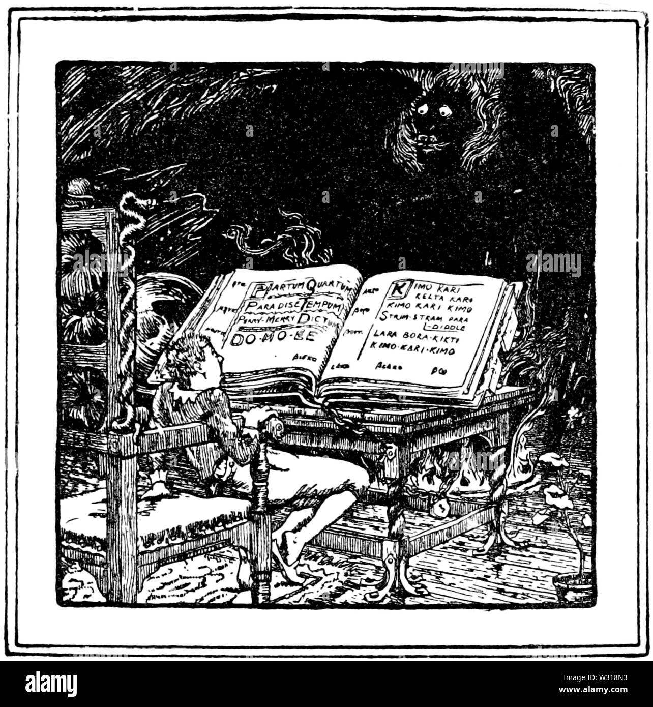 Page 74 illustration en anglais Fairy Tales Banque D'Images