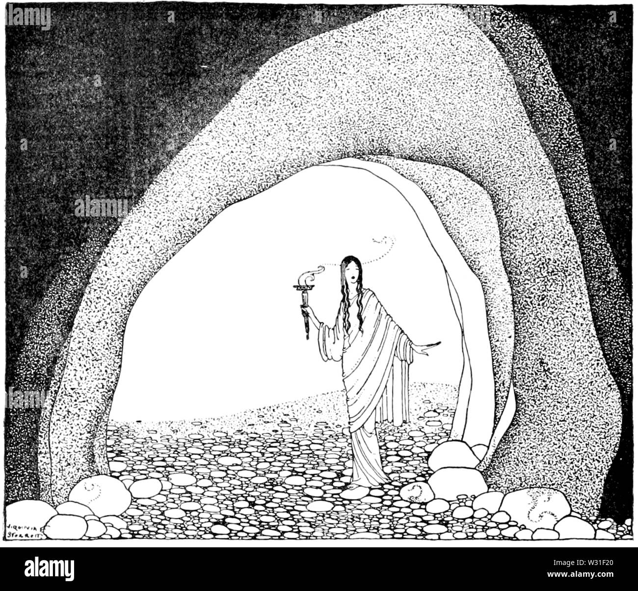 Page 182 de l'EISN de plaque de Tanglewood Tales (1921) Banque D'Images