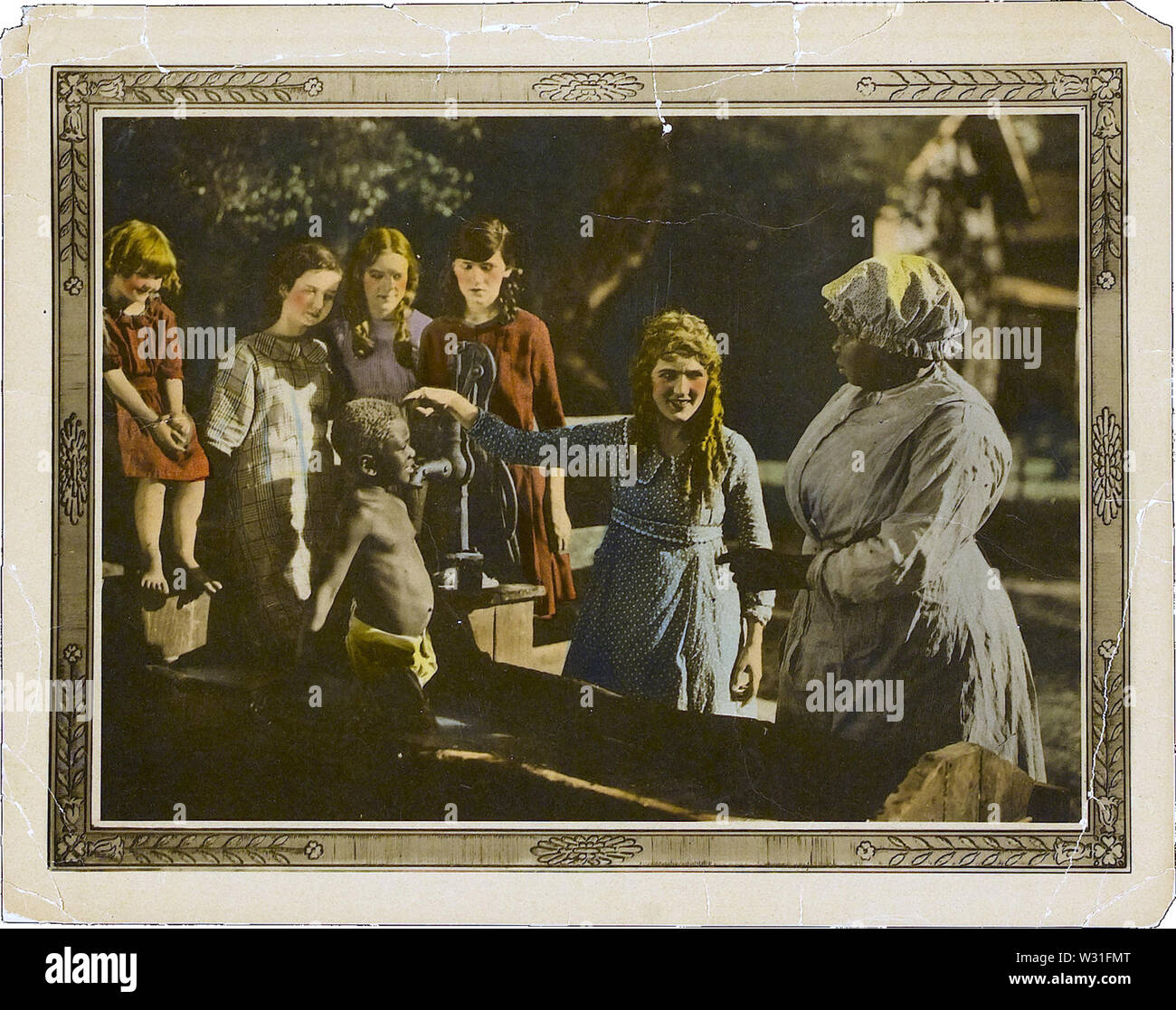 Carte Hall pour Pollyanna. Banque D'Images