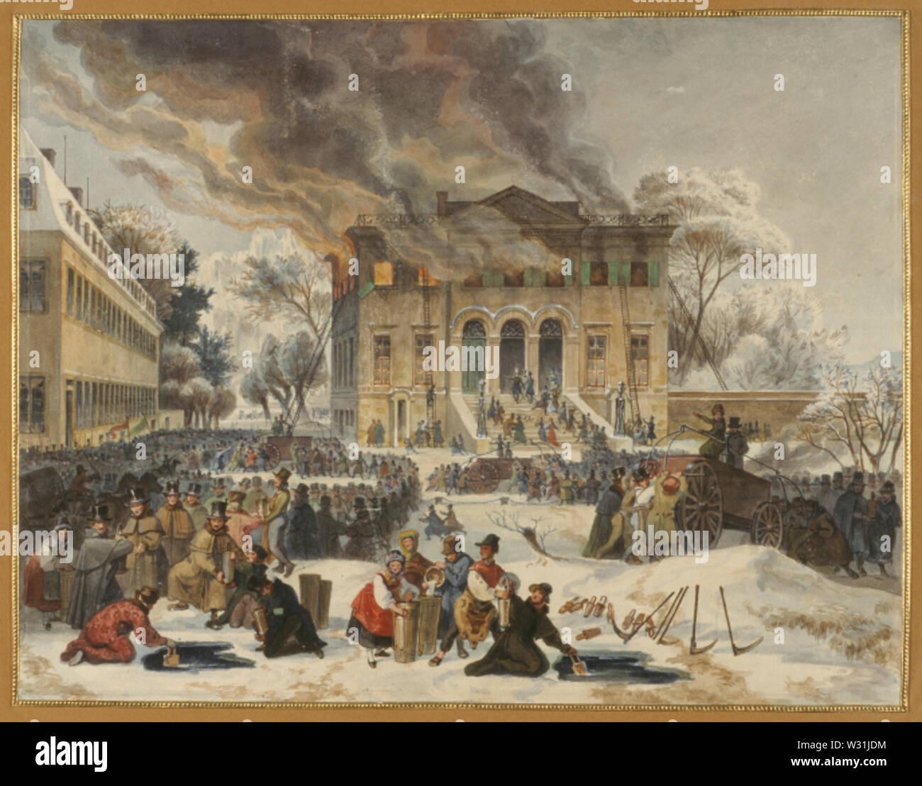 Gotha 1838 Prinzenpalais Banque D'Images