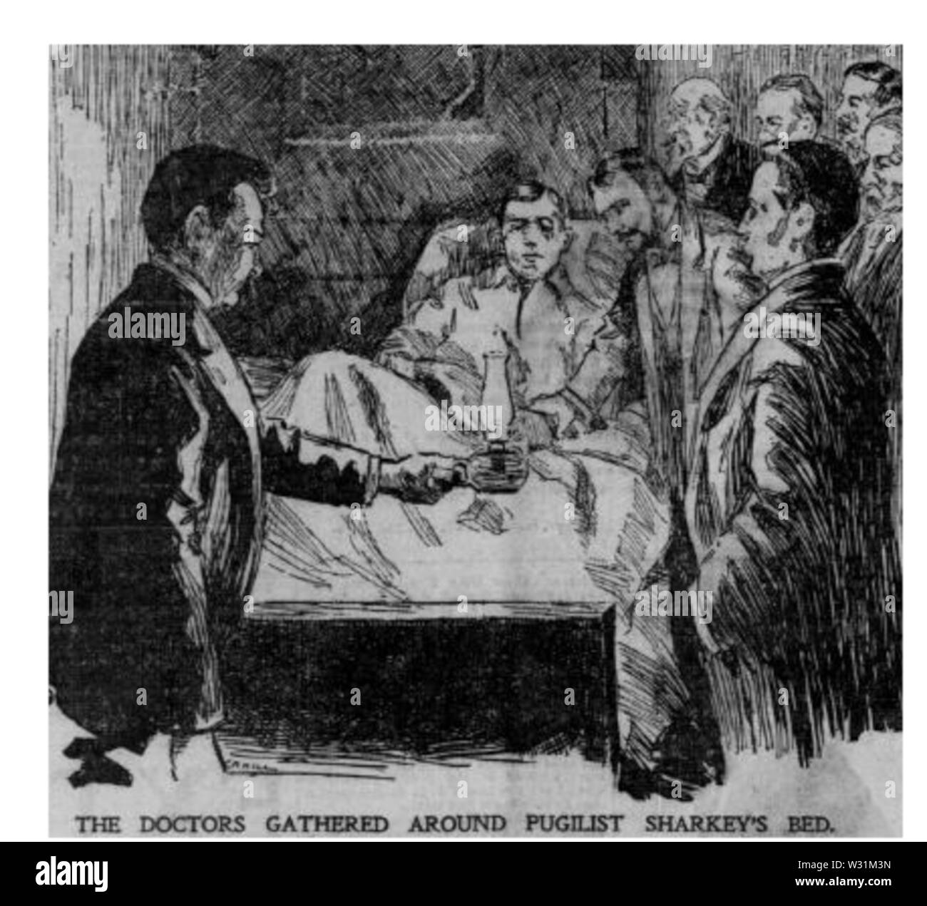 Dimensions de l'appel de San Francisco le 4 décembre 1896. Banque D'Images