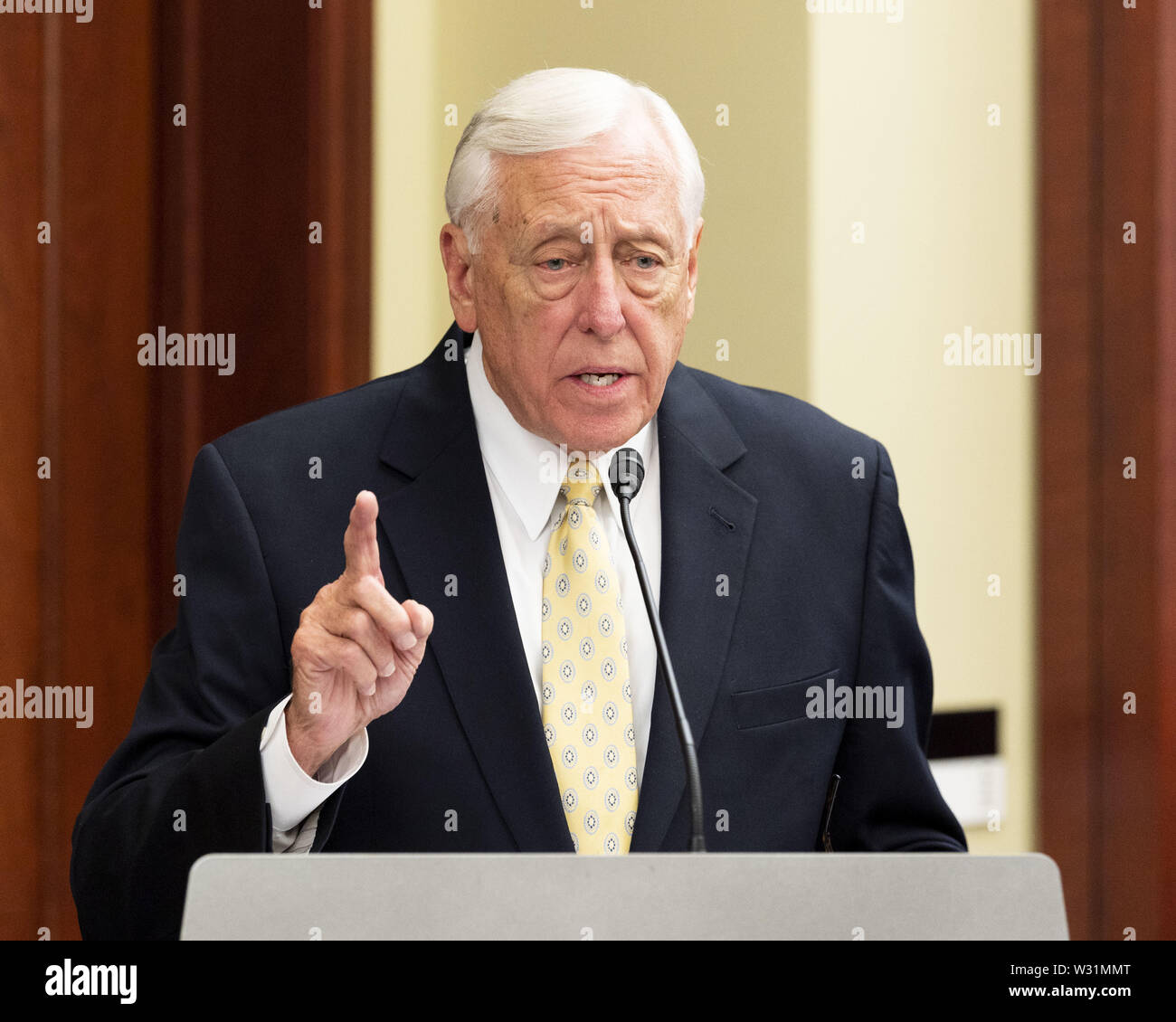 Washington, D.C., USA. 11 juillet, 2019. Représentant des États-Unis Steny Hoyer (D-MD) parlant à la Black Caucus Santé Maternelle au sommet des intervenants le Capitole à Washington, DC Le 11 juillet 2019. Crédit : Michael Brochstein/ZUMA/Alamy Fil Live News Banque D'Images