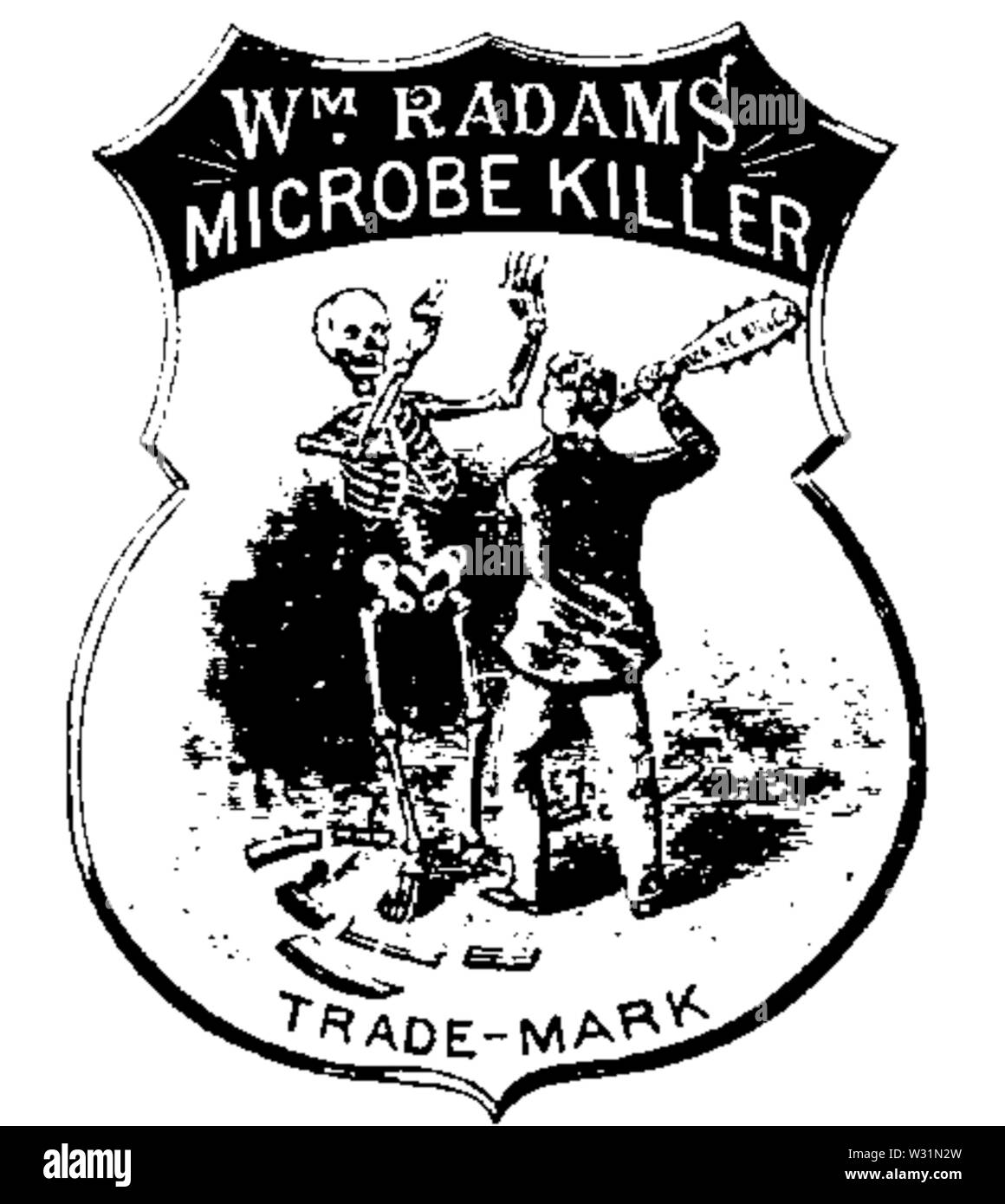 Le microbe Killer Radam Banque D'Images
