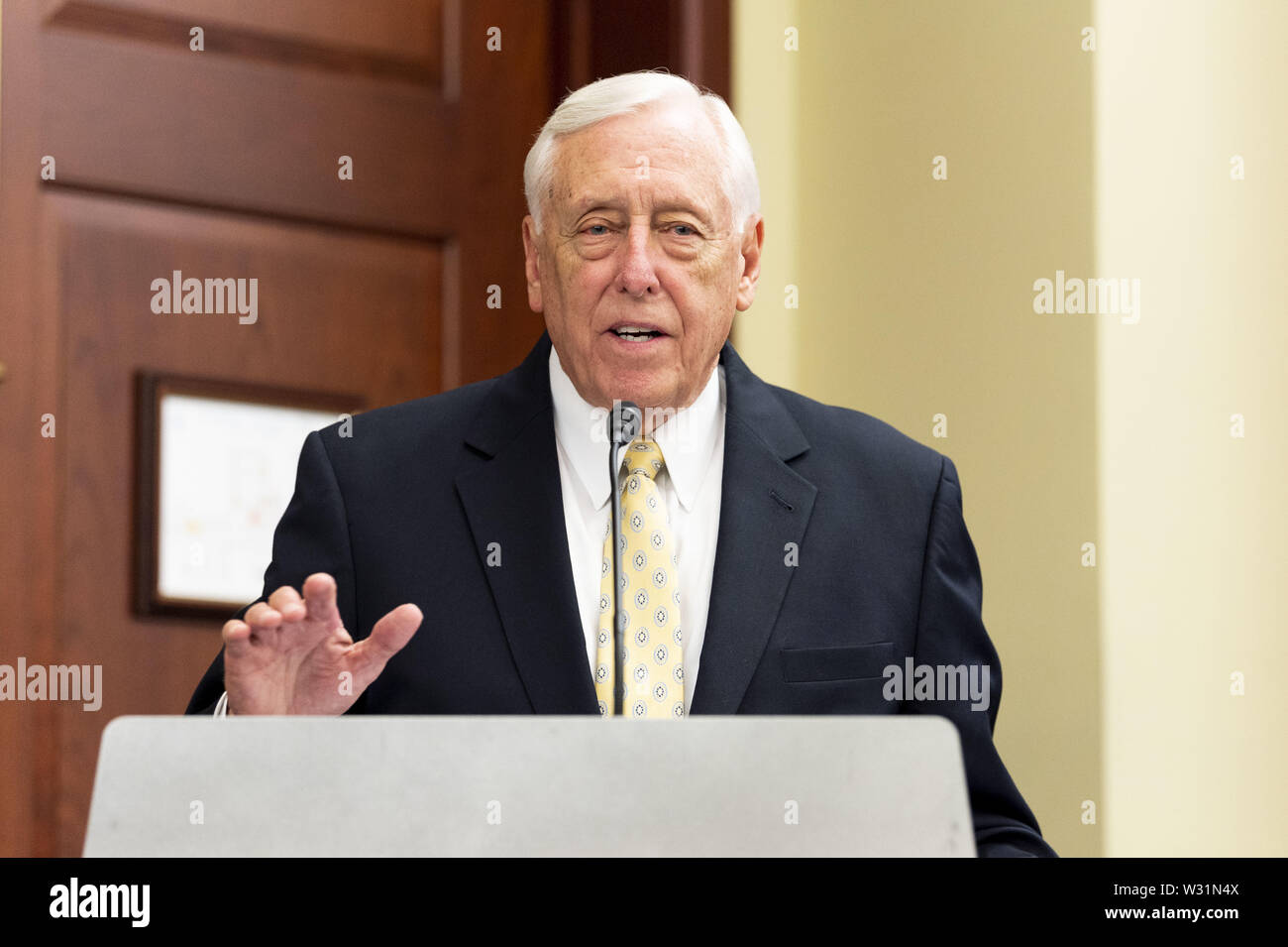 Washington, D.C., USA. 11 juillet, 2019. Représentant des États-Unis Steny Hoyer (D-MD) parlant à la Black Caucus Santé Maternelle au sommet des intervenants le Capitole à Washington, DC Le 11 juillet 2019. Crédit : Michael Brochstein/ZUMA/Alamy Fil Live News Banque D'Images