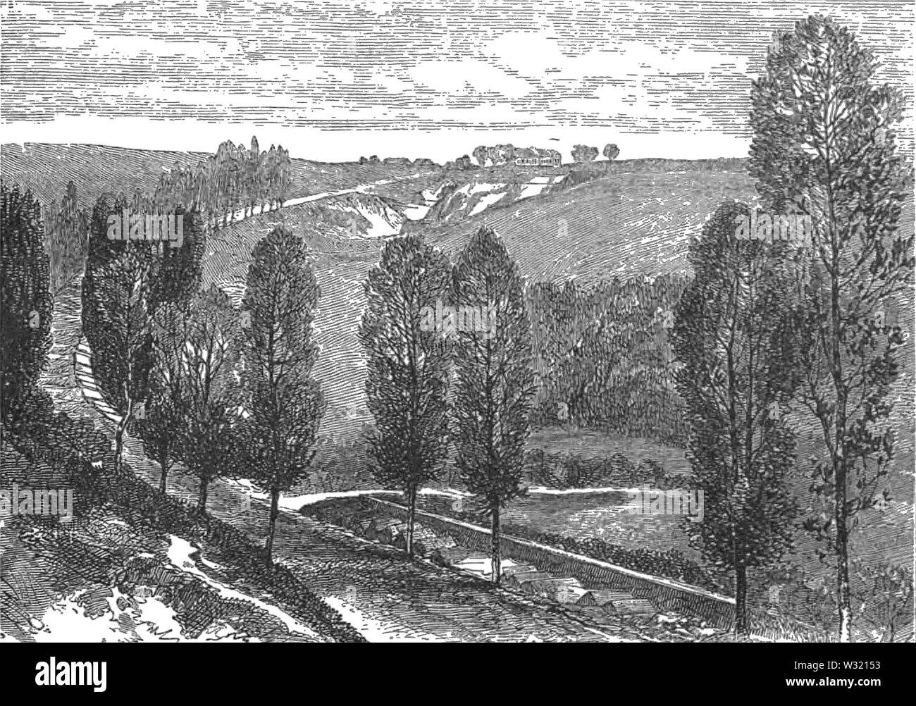 SMO V12 D397 La vallée de Gravelotte Banque D'Images