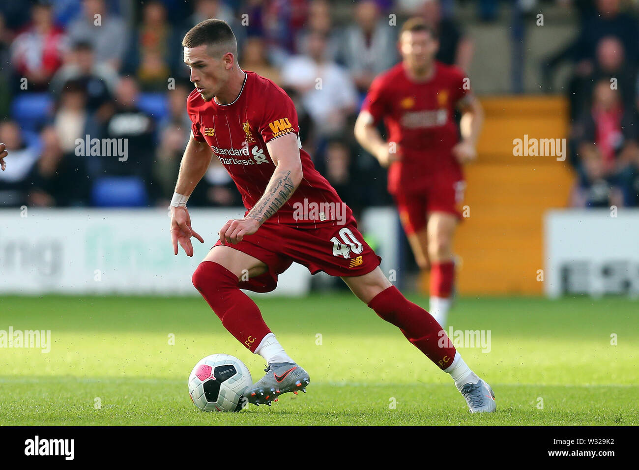 Birkenhead, UK. 11 juillet, 2019. Ryan Kent de Liverpool pendant le match amical d'avant saison entre Tranmere Rovers et Liverpool au Prenton Park le 11 juillet 2019 à Birkenhead, Angleterre. (Photo par Tony Taylor/phcimages.com) : PHC Crédit Images/Alamy Live News Banque D'Images