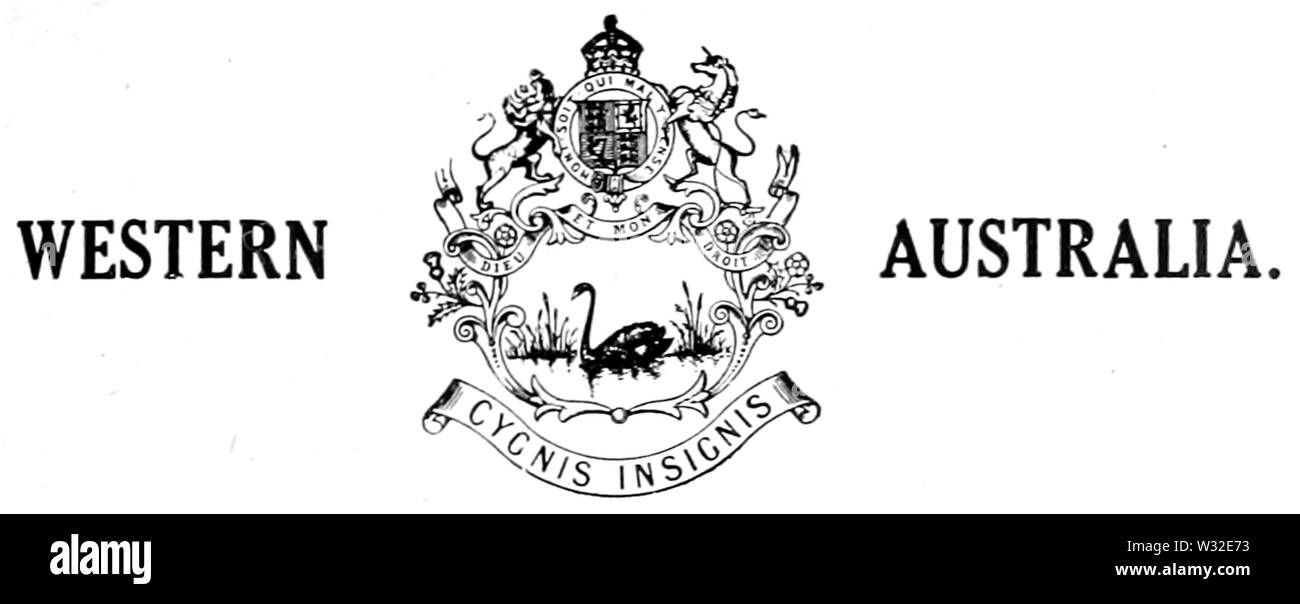 Emblème de l'état des forêts dans Primer Poole 1922 Banque D'Images