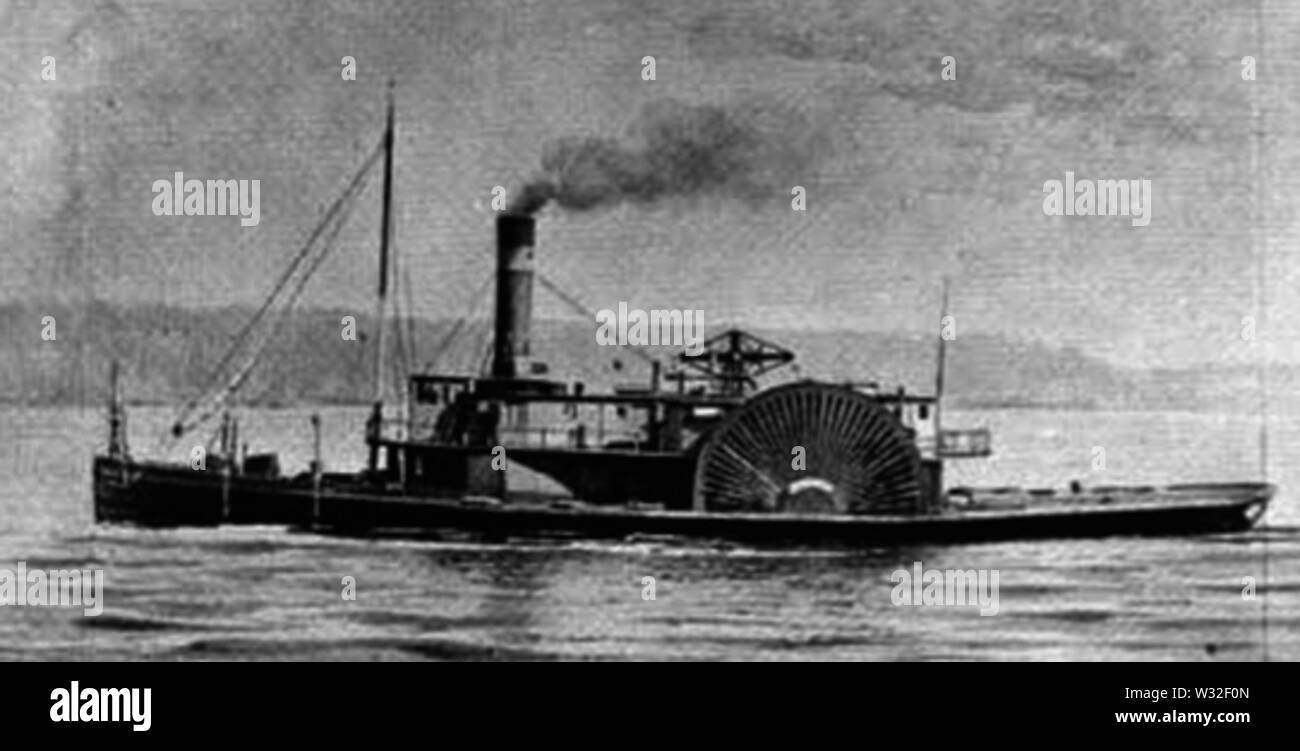 Steamship Goliah Banque D'Images