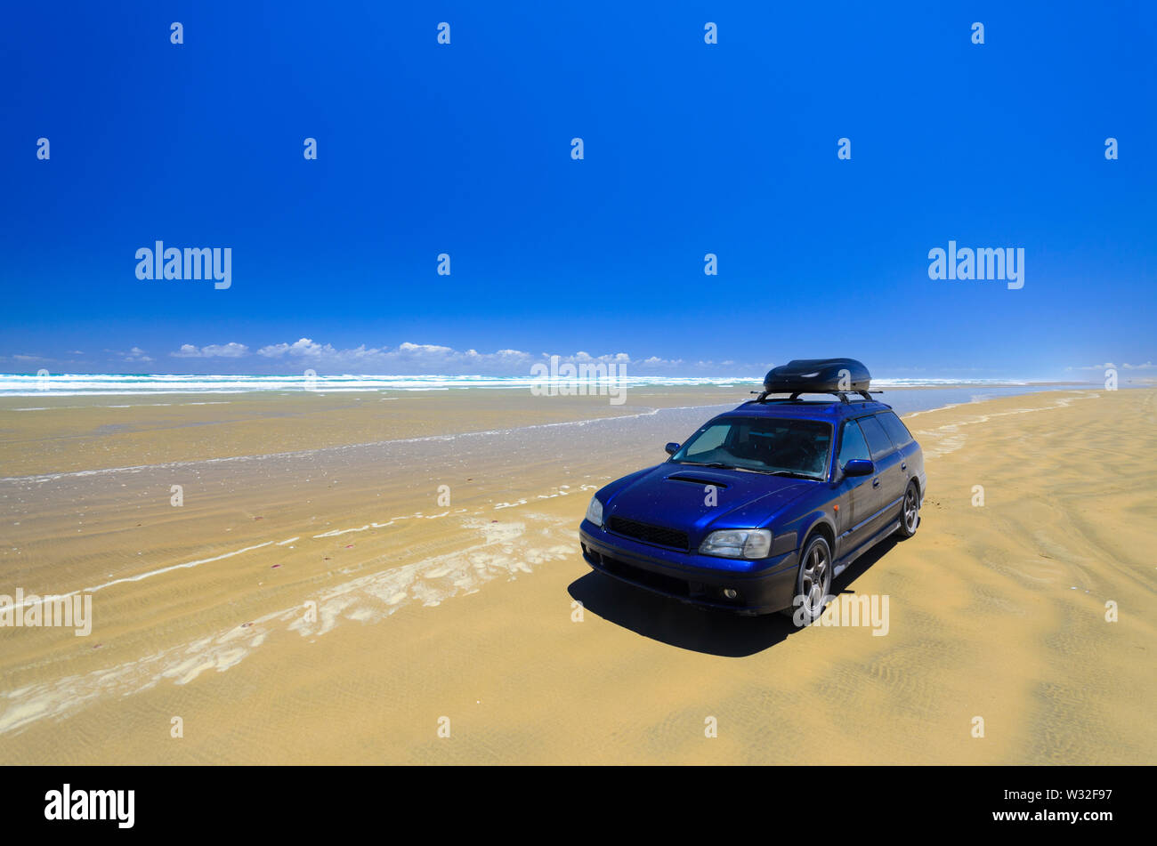 90 Mile Beach, en Nouvelle-Zélande Banque D'Images