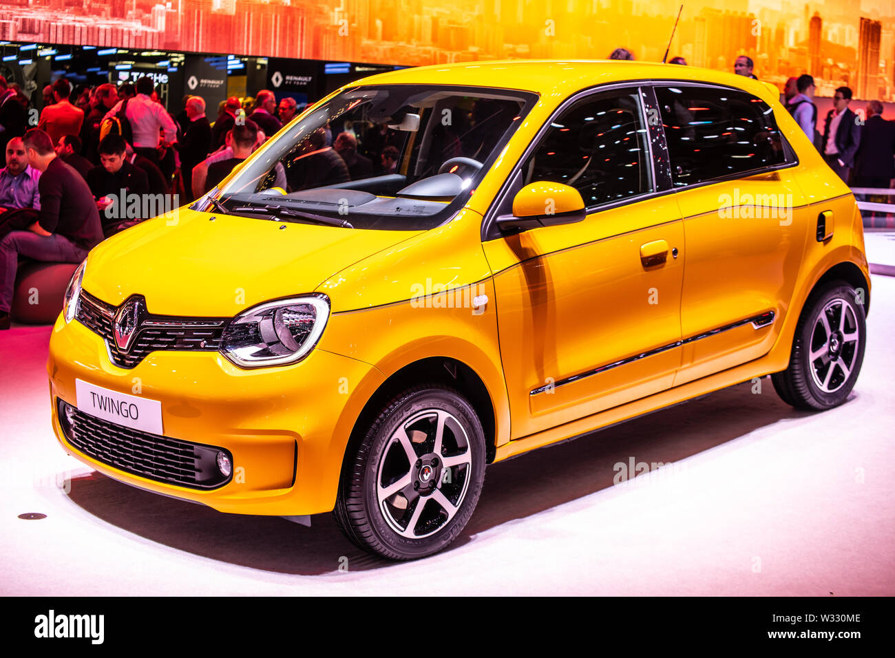 Genève, Suisse, mars 2019 Renault Twingo GT Sport, Genève International Motor Show, produit par fabricant français Renault Banque D'Images
