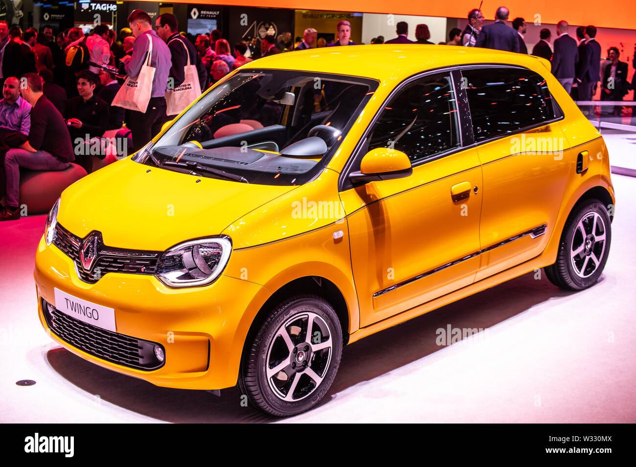Genève, Suisse, mars 2019 Renault Twingo GT Sport, Genève International Motor Show, produit par fabricant français Renault Banque D'Images