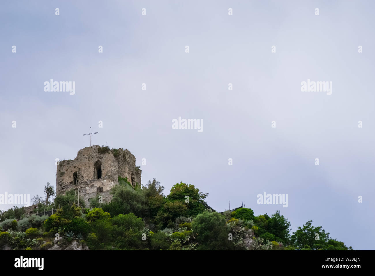 Torre dello Ziro dans la province de Salerne, région de Campanie, la Côte d'Amalfi, Côte Amalfitaine, Italie Banque D'Images