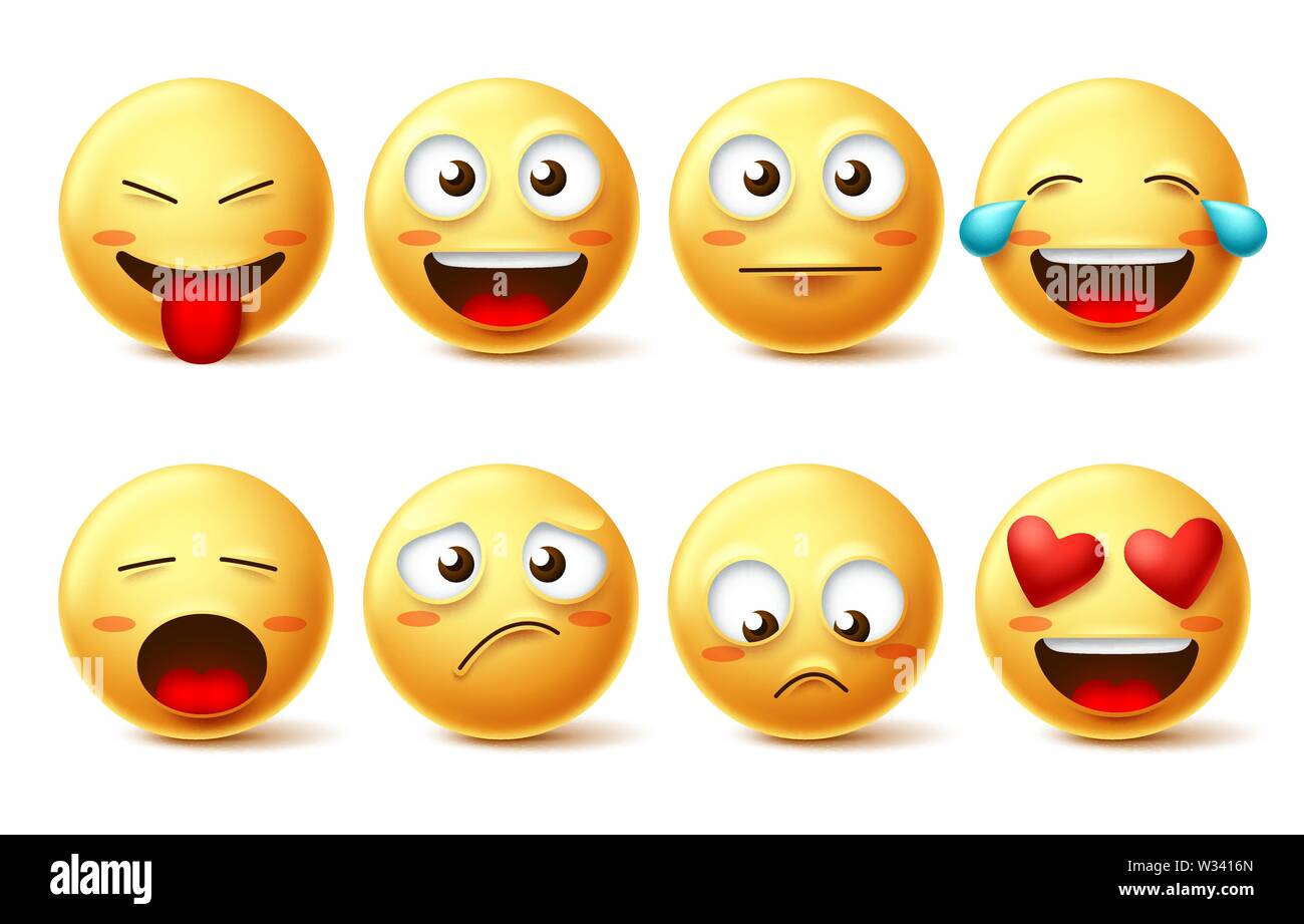 Emoji Emoticon Smiley Vector Set Banque D Images Noir Et Blanc Alamy Emoji Emoticon Smiley Vector Set Banque D Images Noir Et Blanc Alamy