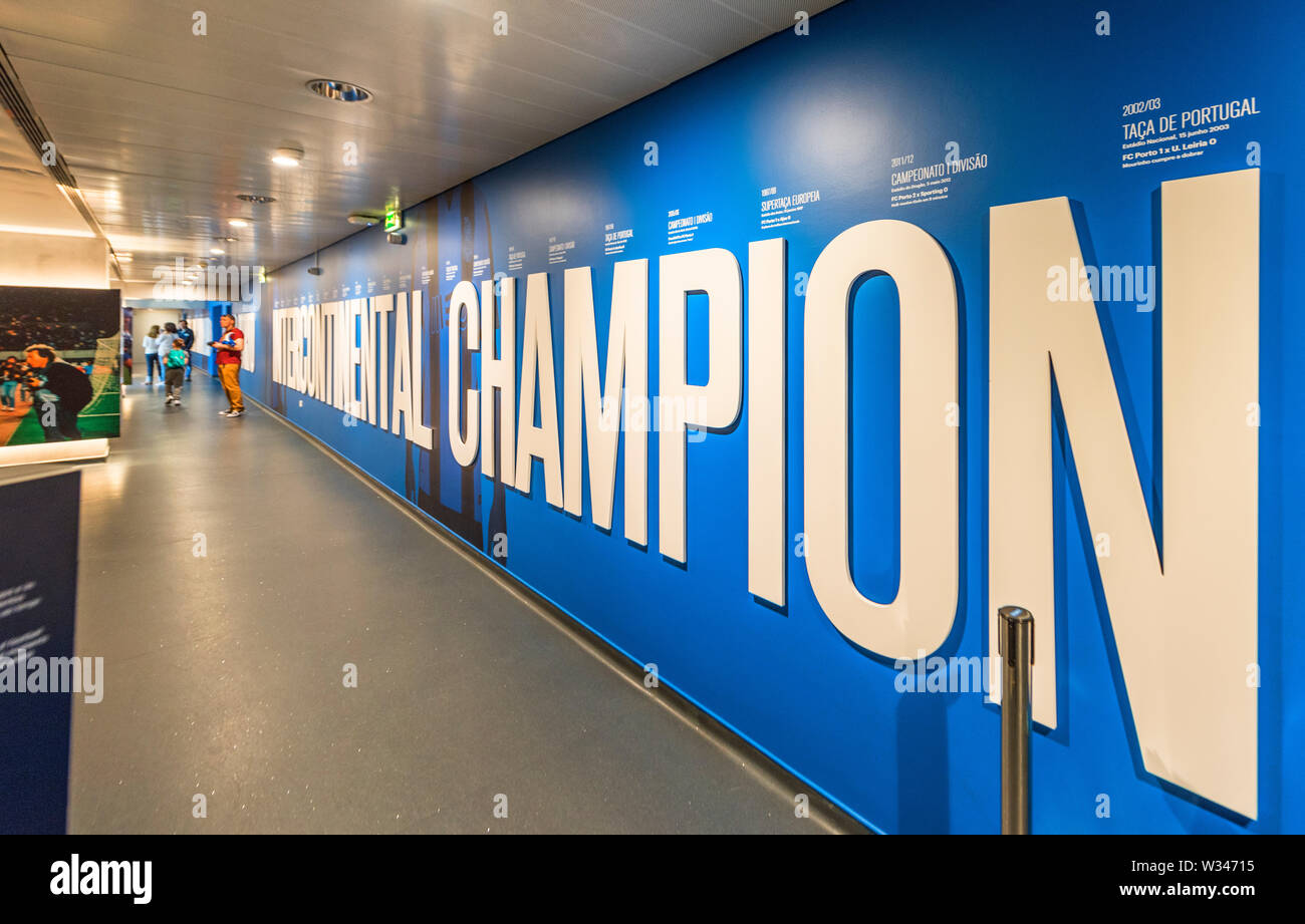 Visiter Estadio do Dragao - l'aire officielle du FC Porto Banque D'Images