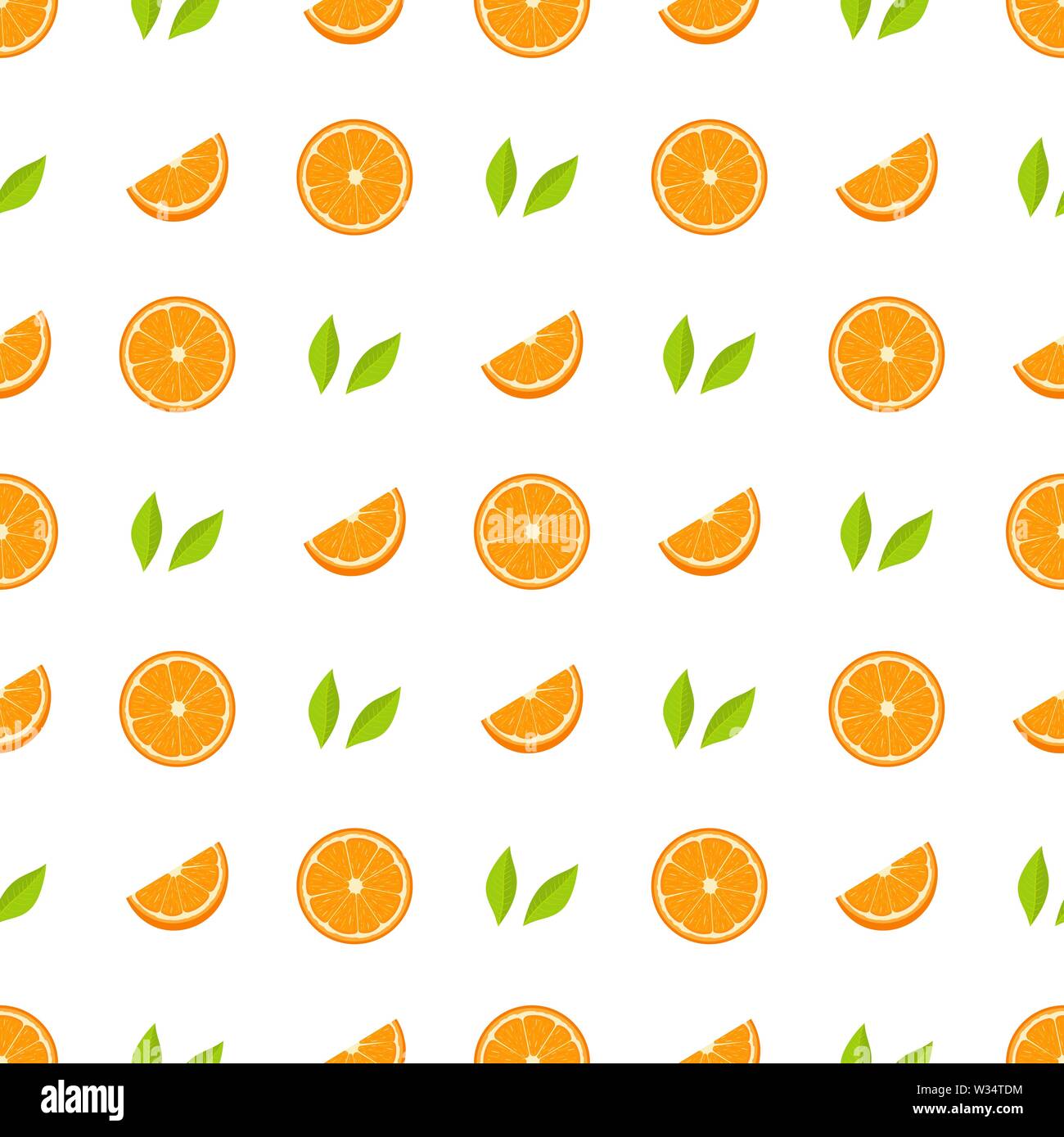Modèle transparent avec des produits frais, demi-tranche d'orange couper les fruits et feuilles vertes sur fond blanc. La mandarine. Fruits biologiques. Vector illustration pour de Illustration de Vecteur