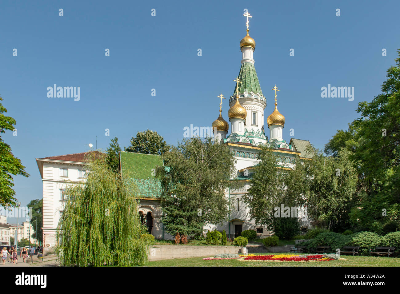 L'église St Nicholas Miracle-Maker, Sofia, Bulgarie Banque D'Images