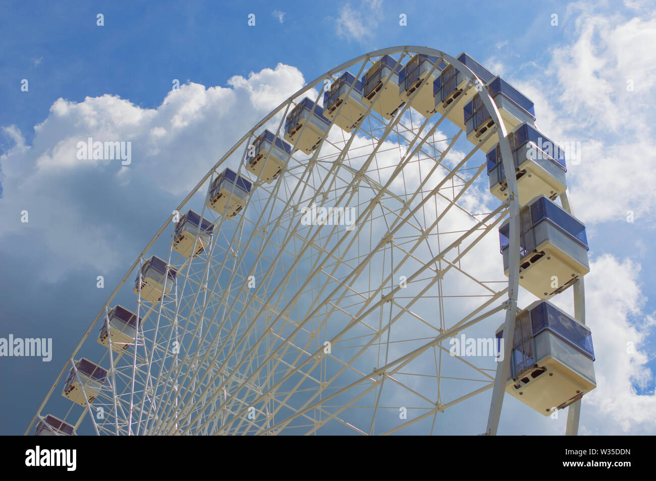 Grande roue sur le bord de mer à Worthing Banque D'Images