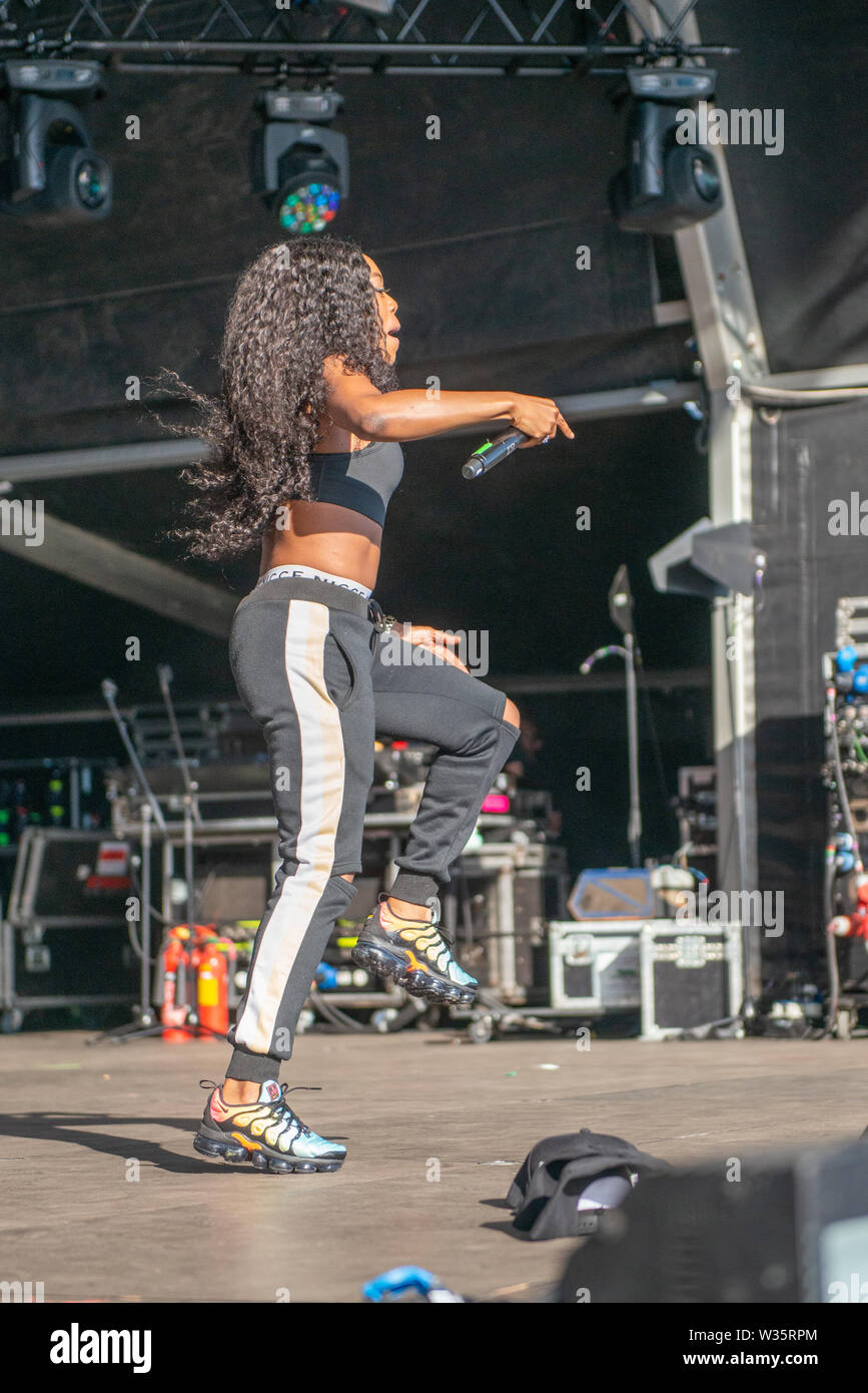 Lady Leshurr effectuant au Festival NASS 2019 Banque D'Images