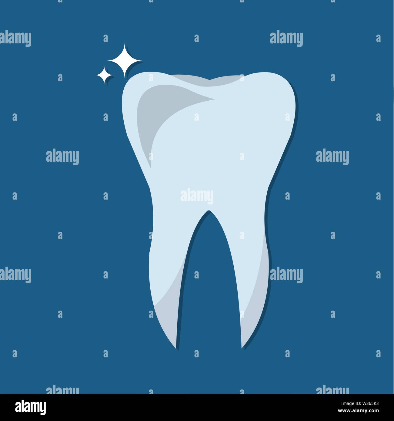 Vector illustration symbole des dents Illustration de Vecteur