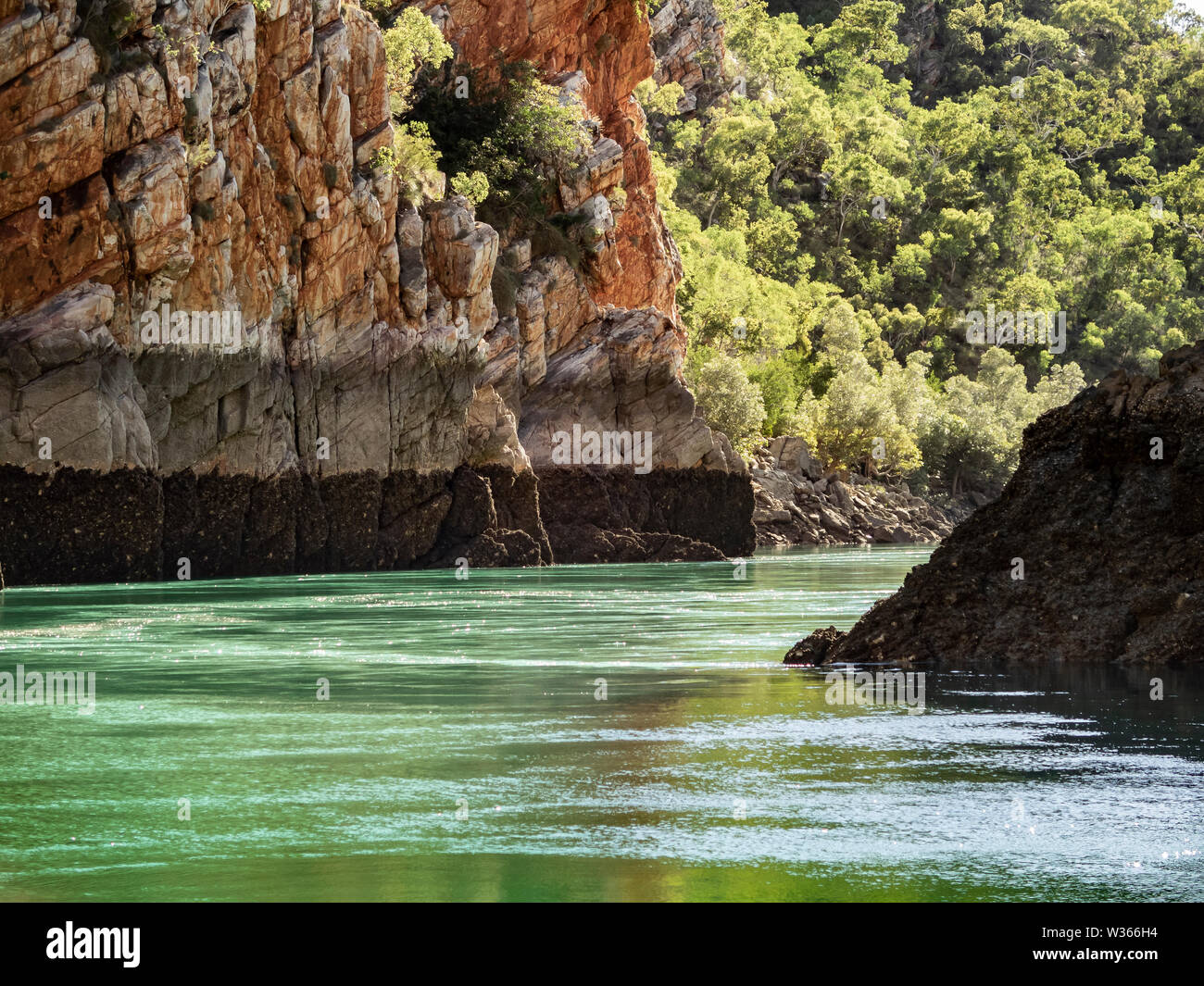 Dans les Kimberleys Horizontal Falls, dans l'ouest de l'Australie Banque D'Images