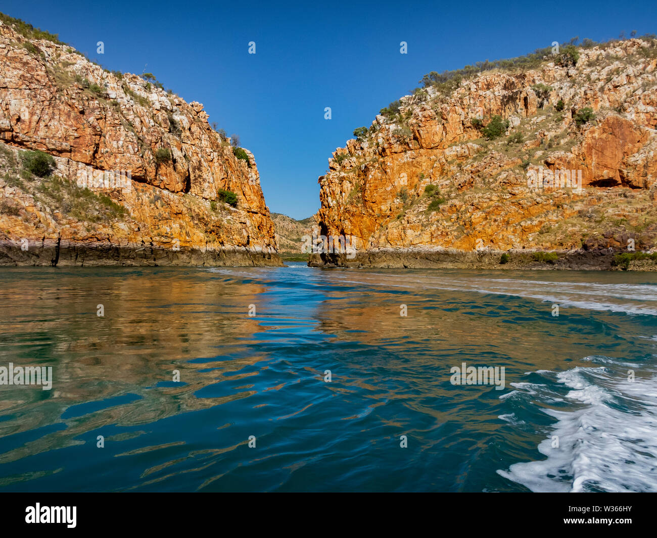 Dans les Kimberleys Horizontal Falls, dans l'ouest de l'Australie Banque D'Images