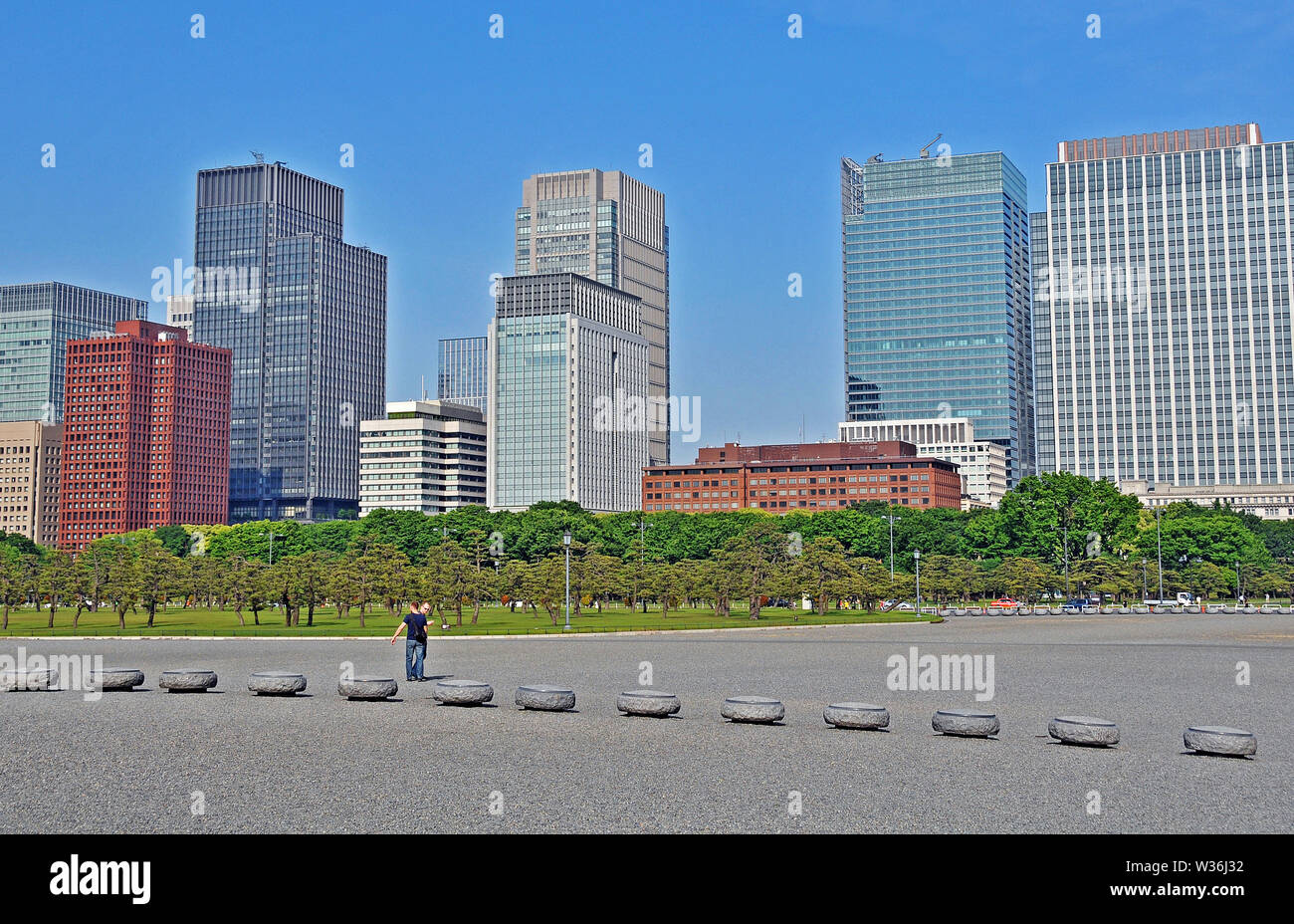 Business district, Marunouchi, Tokyo, Japon Banque D'Images