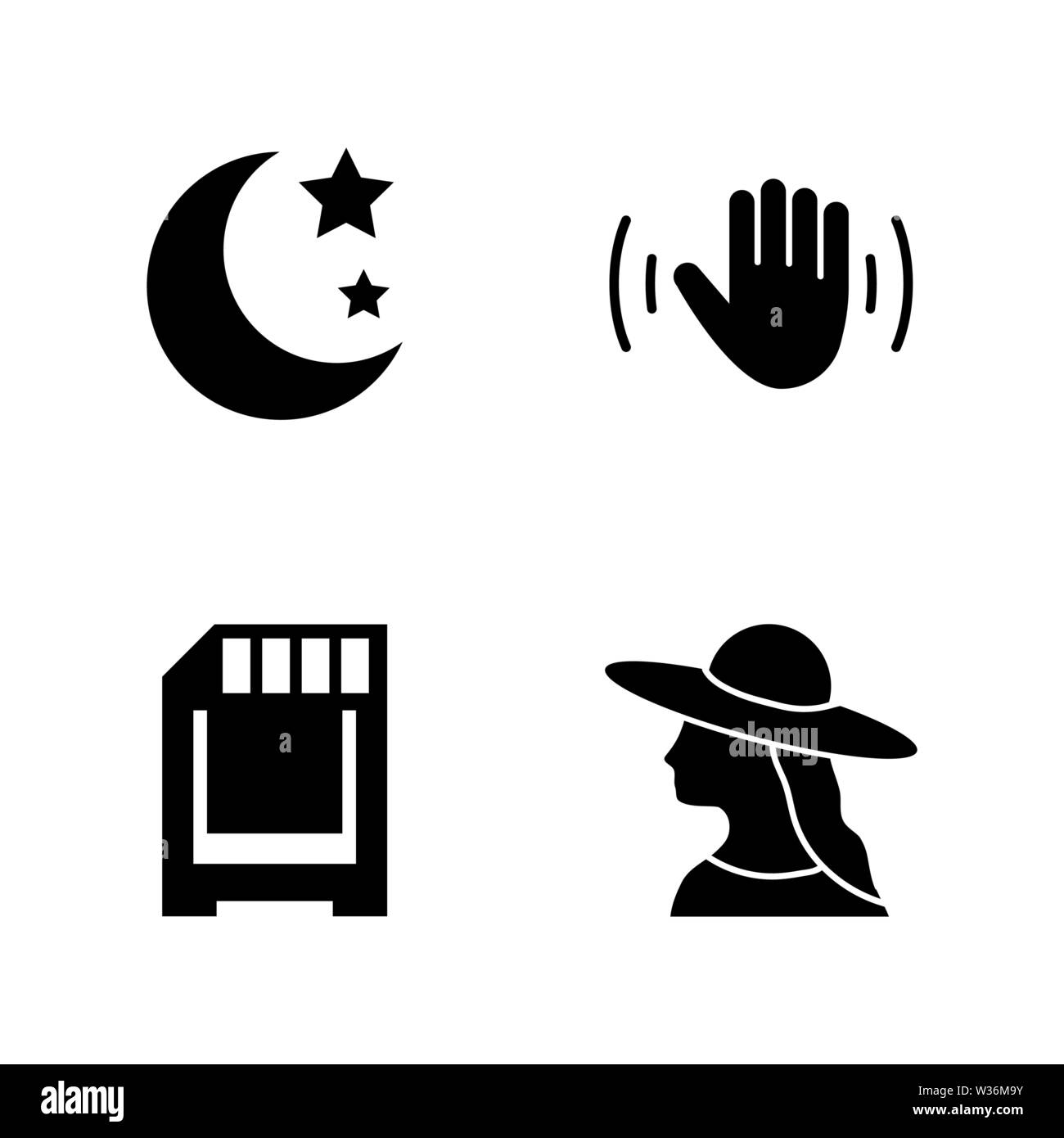Photo Vidéo Mode. Les simples Vector Icons Set pour la vidéo, les applications mobiles, sites Web, projets d'impression et de votre conception. L'icône de mode vidéo Photo télévision noir Illustration de Vecteur