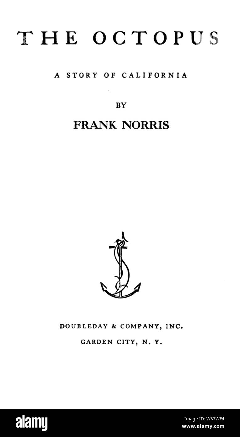 Page de titre de la première édition de l'Octopus Banque D'Images