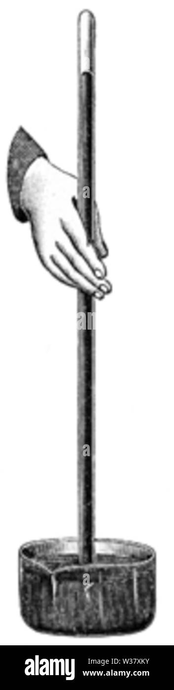 Torricelli-Mercury-Tube Banque D'Images