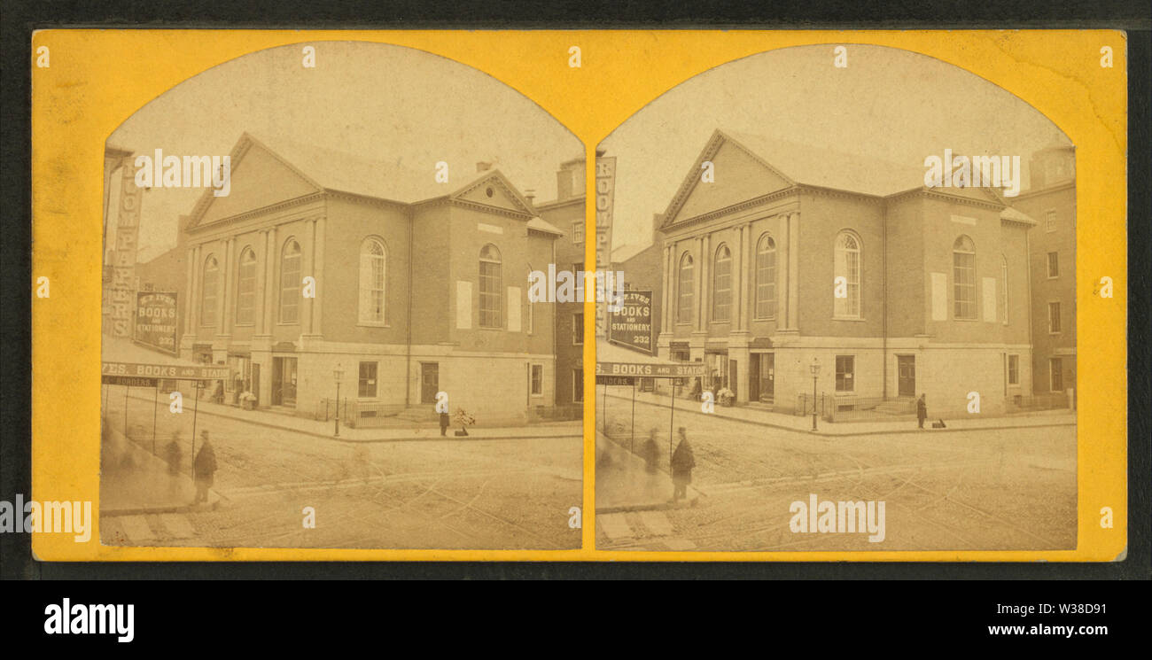 Vue d'une église, par Cook & Ami Banque D'Images