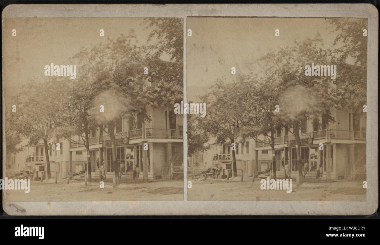 Vue d'un magasin général à Thomaston, par James un McDonald Banque D'Images