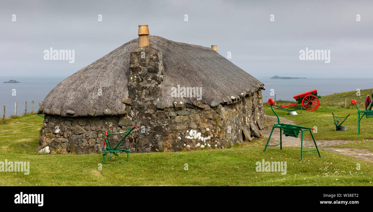 Skye Museum of Island Life, Kilmuir, Ile de Skye, Ecosse, Royaume-Uni Banque D'Images