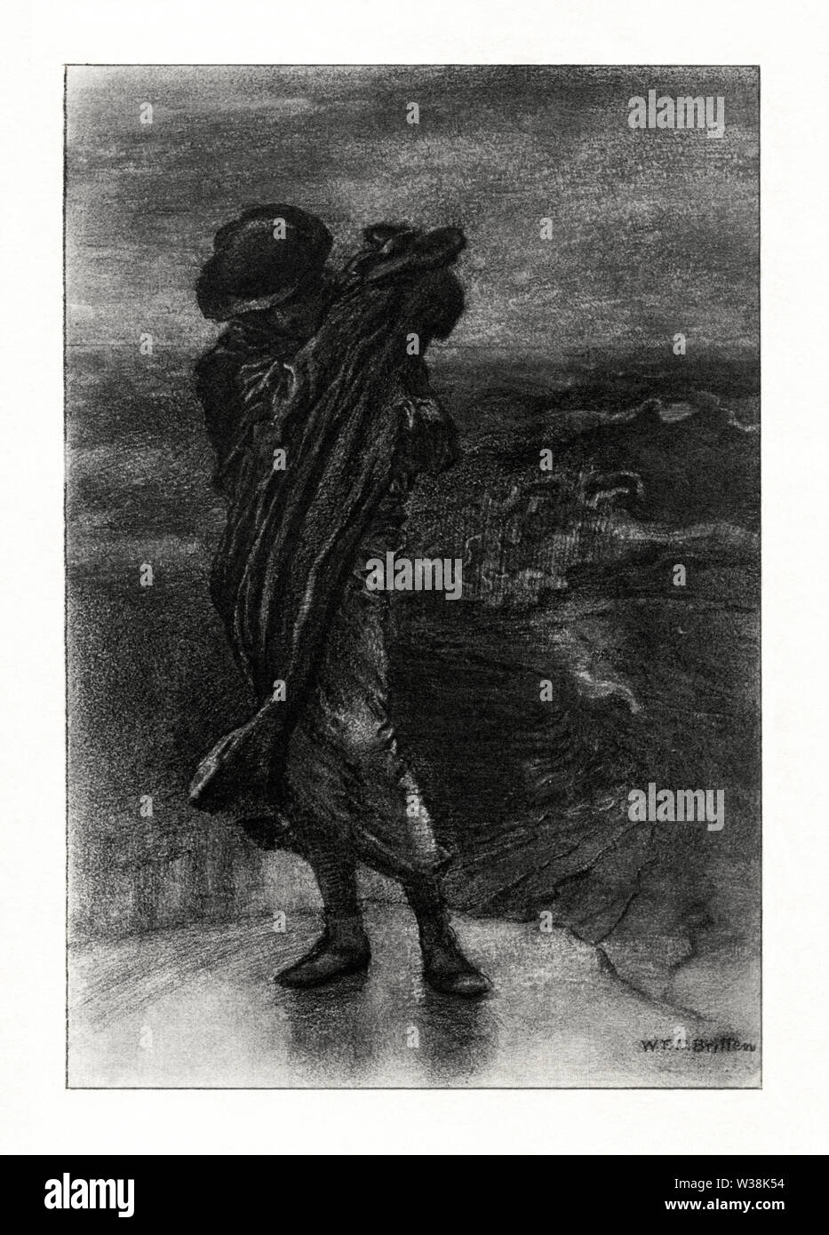 WEF Britten - Les premiers poèmes d'Alfred, Lord Tennyson - pause, pause, pause Banque D'Images