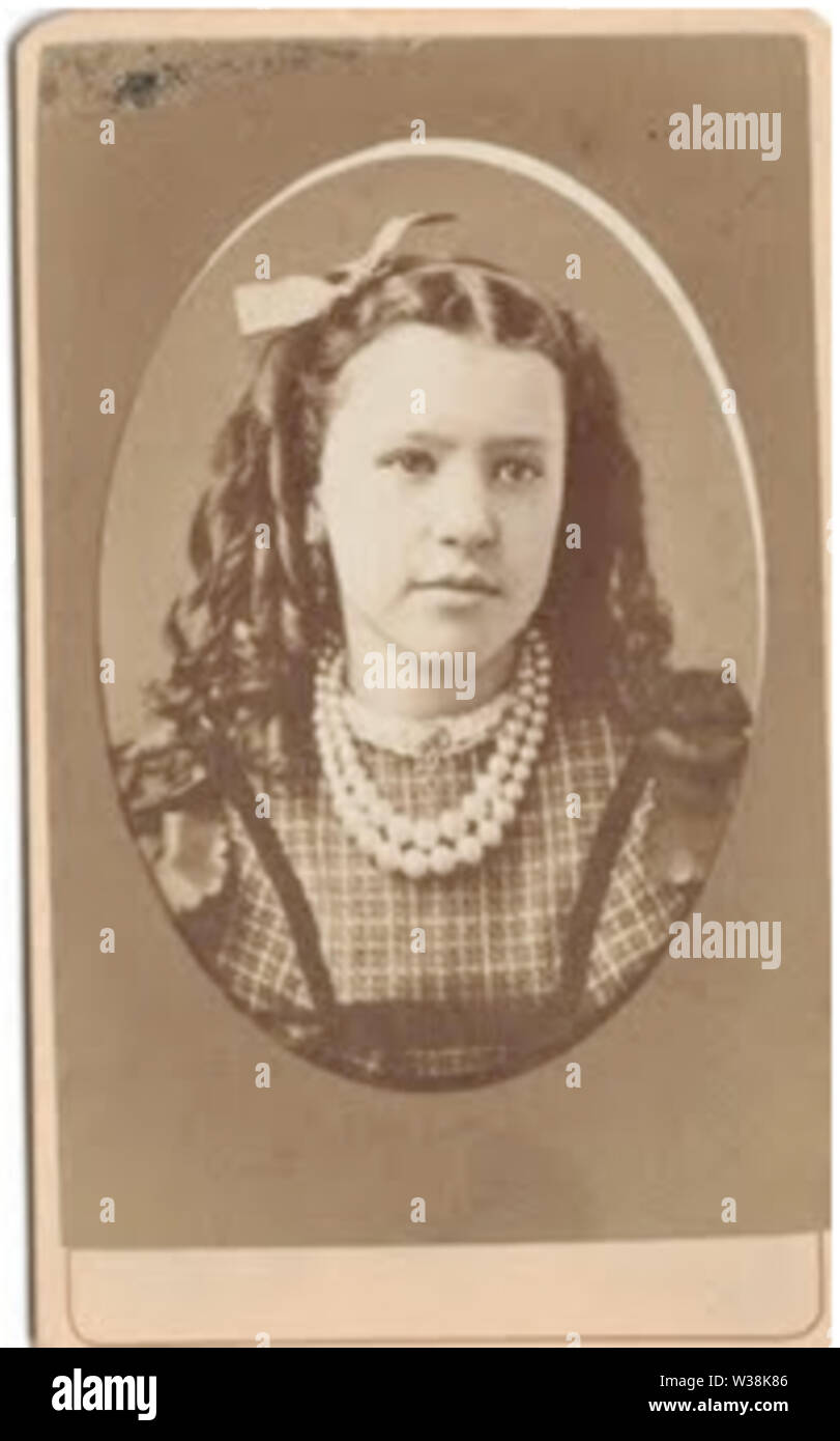 WHGetchell UnidentifiedWoman ca1870s Banque D'Images