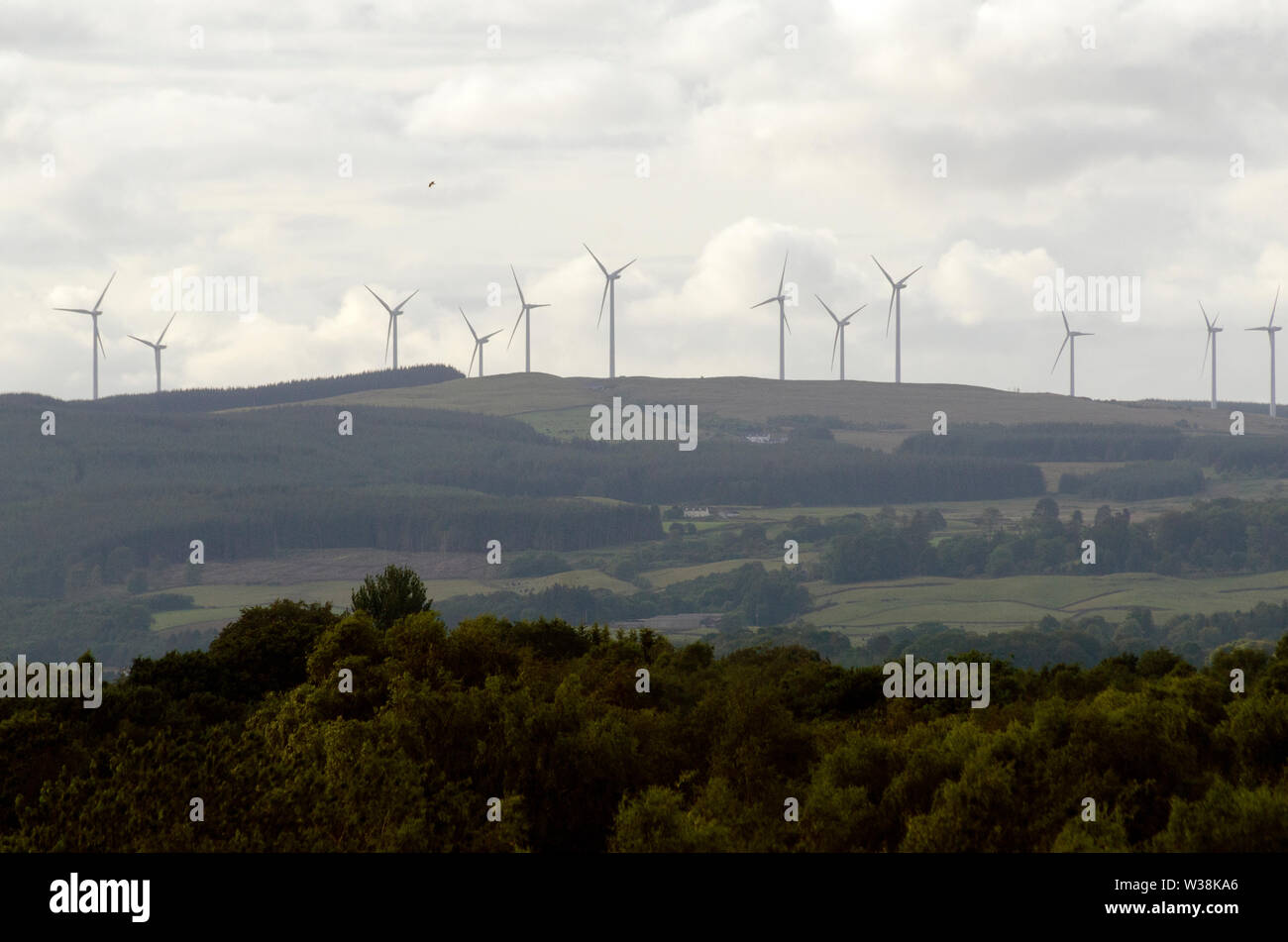 Éoliennes Dumfries et Galloway Scotland UK Banque D'Images