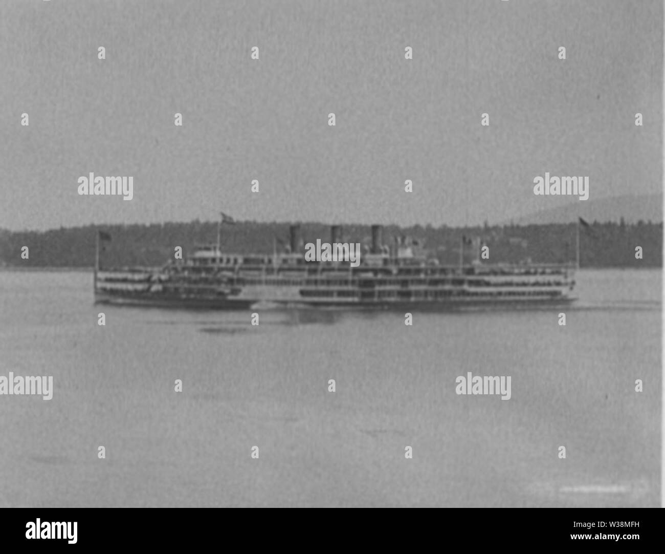 Washington Irving Sidewheeler (rognée) Banque D'Images