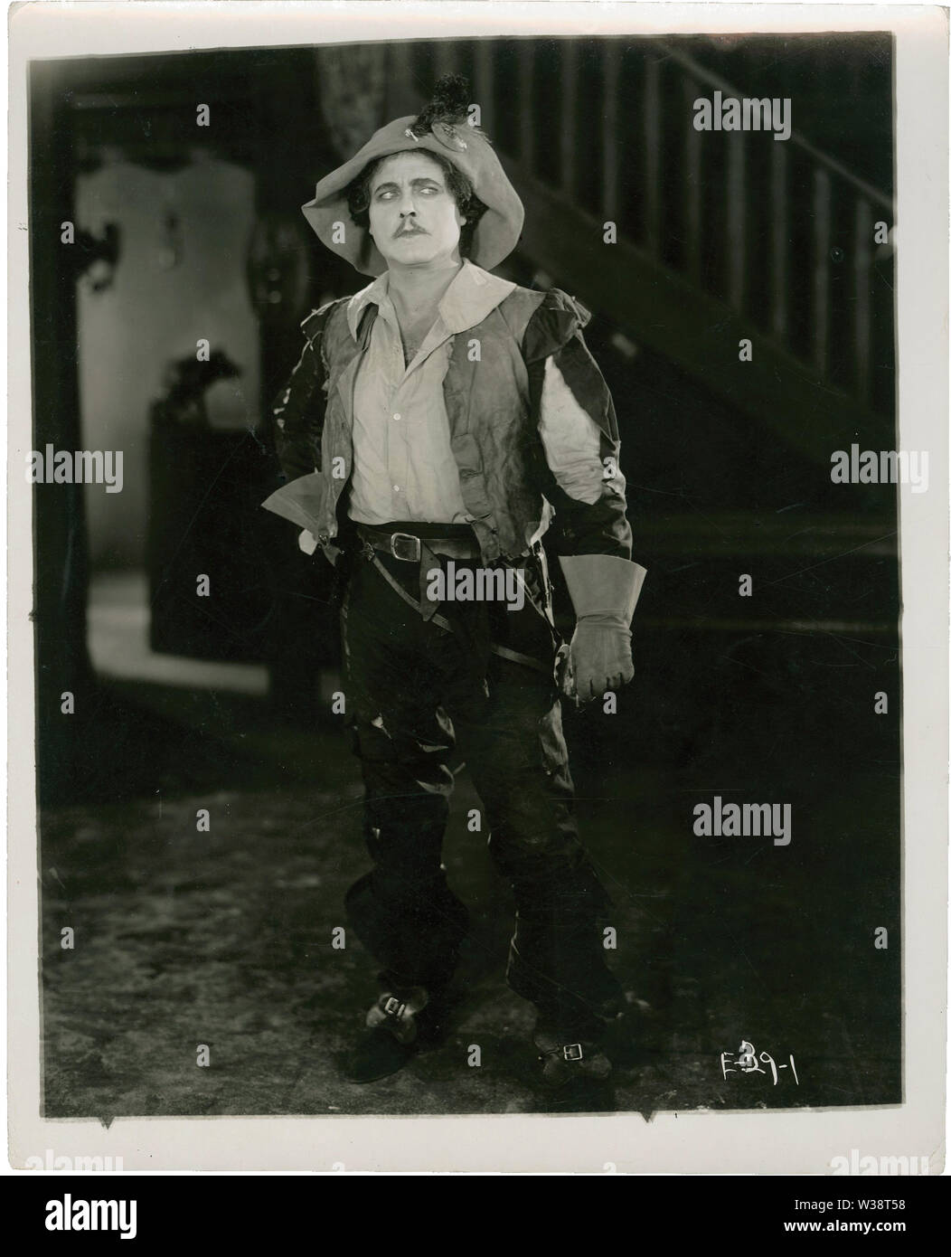 Photo du film de William Farnum dans l'aventurier. Banque D'Images