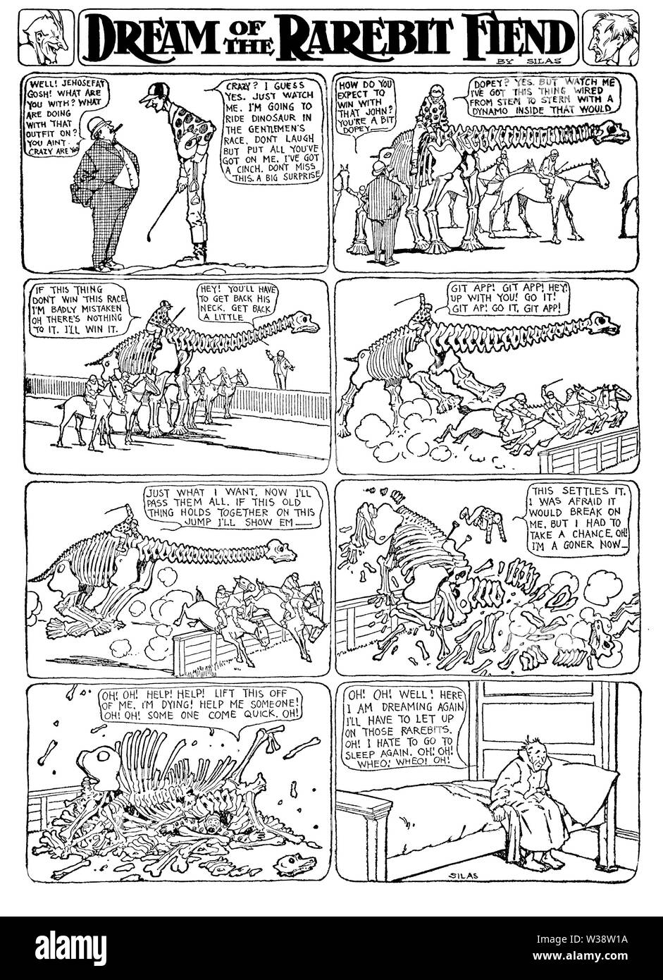Winsor McCay - Rêve de la Licorne 1905-03-04 bière Old Peculier Banque D'Images