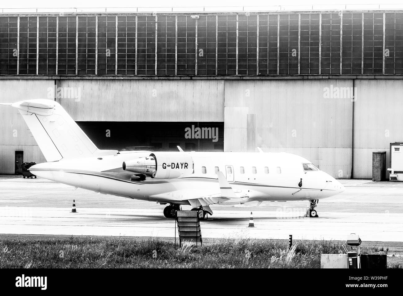 Old Airport - BLACK & WHITE - (aéroport de Ferihegy) - l'aéroport de Liszt Ferenc DE BUDAPEST, HONGRIE, 05 juin 2019 h12-41 - Crédit Ilona Barna Banque D'Images