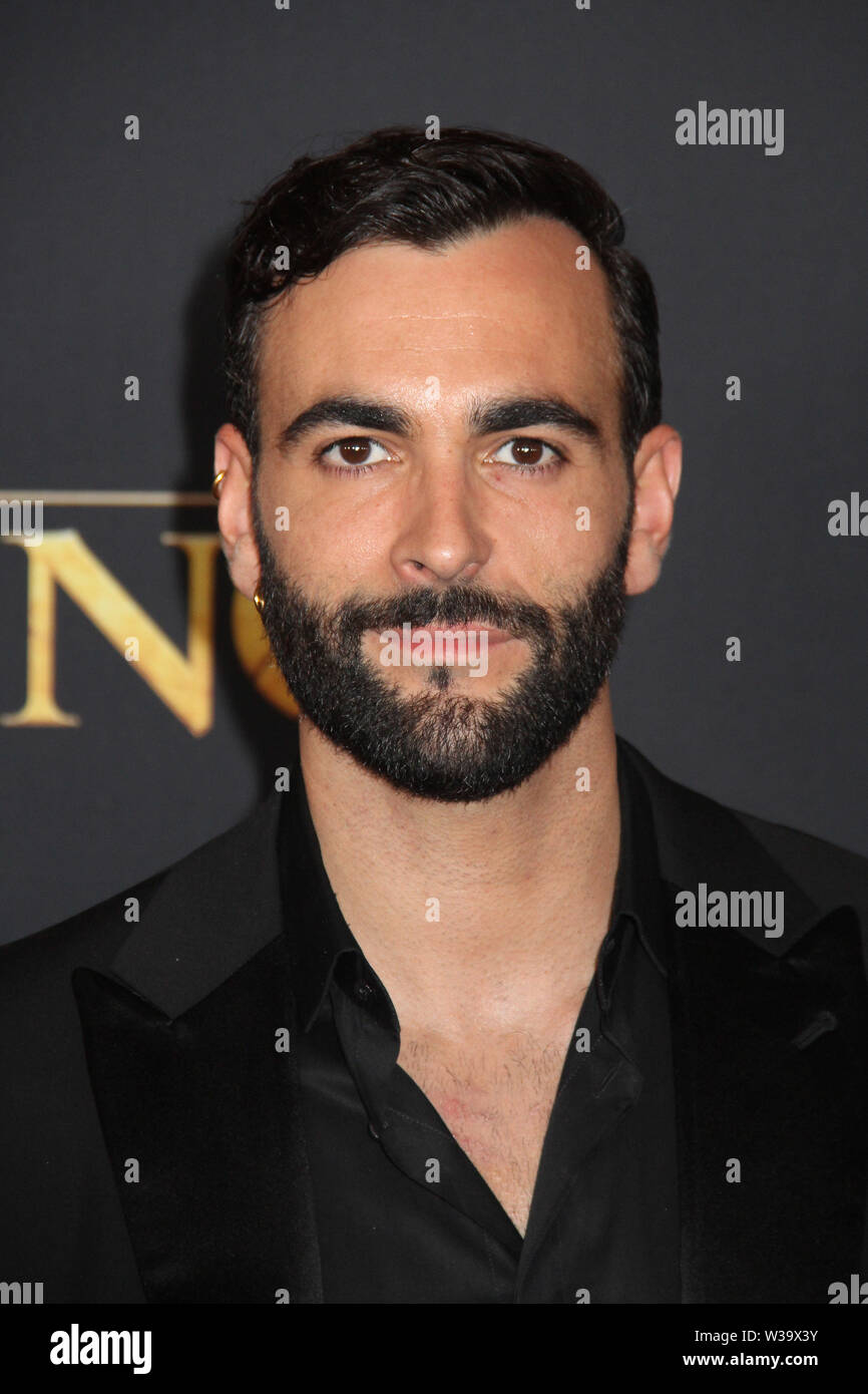 Los Angeles, USA. 09 juillet, 2019. Marco Mengoni 07/09/2019 "Le Roi Lion" Premiere tenue au Kodak Theater à Hollywood, CA : Crédit Cronos/Alamy Live News Banque D'Images