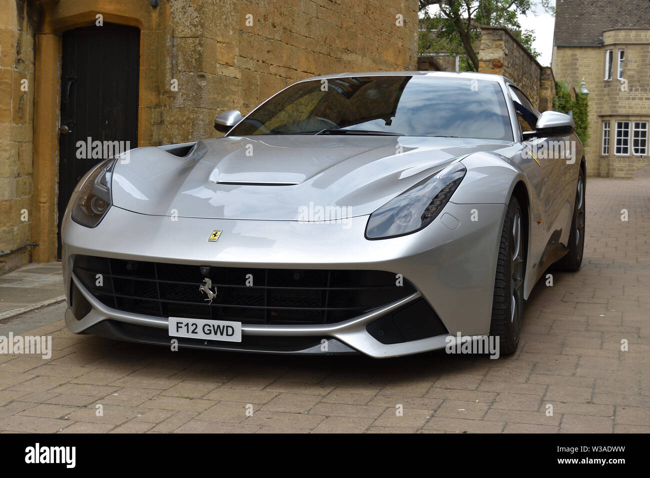Ferrari sur spectacle à Broadway Car Show 2019 Banque D'Images