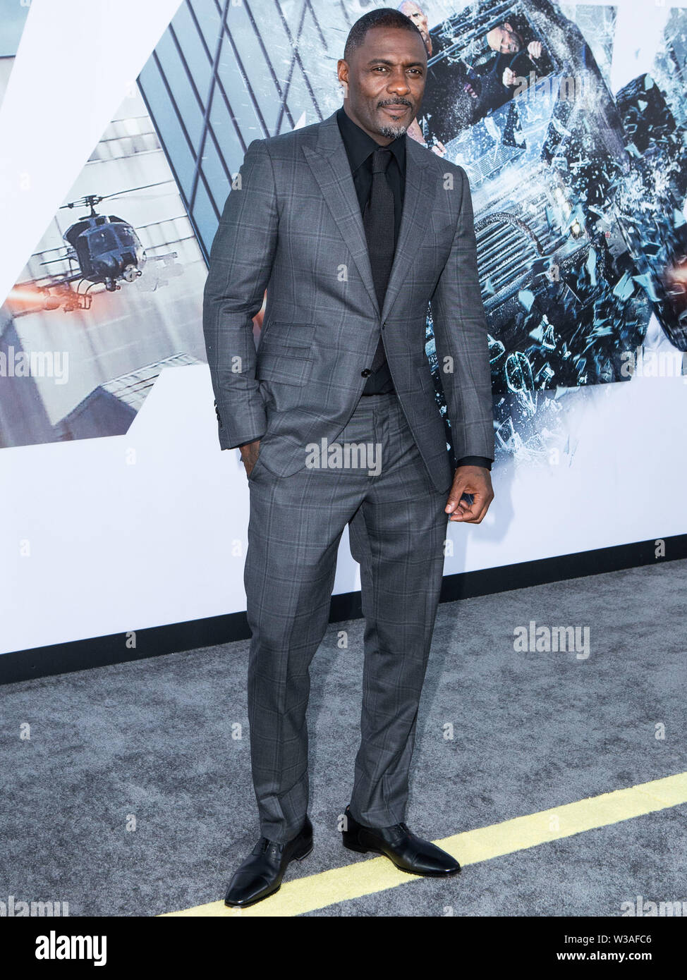 Hollywood, Etats-Unis. Le 13 juillet, 2019. HOLLYWOOD, LOS ANGELES, CALIFORNIE, USA - 13 juillet : l'Acteur Idris Elba arrive à la première de Los Angeles Universal Pictures' 'Fast & Furious présente : Hobbs & Shaw" tenue au Kodak Theater Le 13 juillet 2019 à Hollywood, Los Angeles, Californie, USA. (Photo de Rudy Torres/Image Crédit : Agence de Presse) L'agence de presse Image/Alamy Live News Banque D'Images