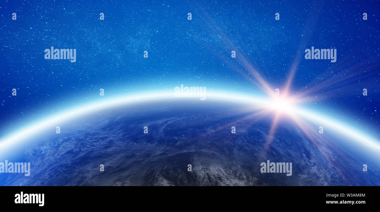 Les nuages à partir de l'espace Banque D'Images