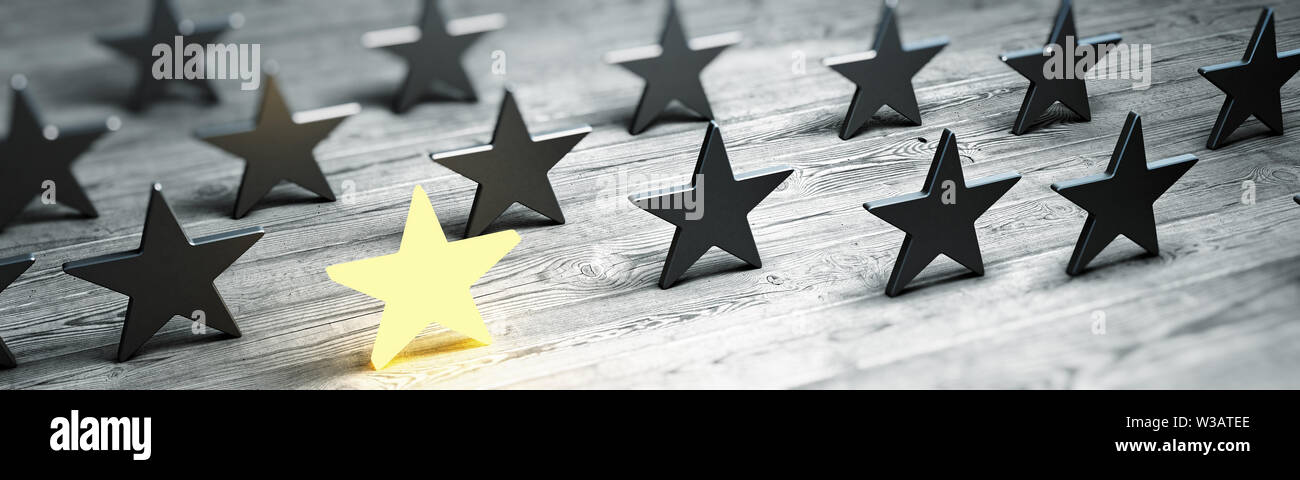 Star rating meilleur choix Banque D'Images