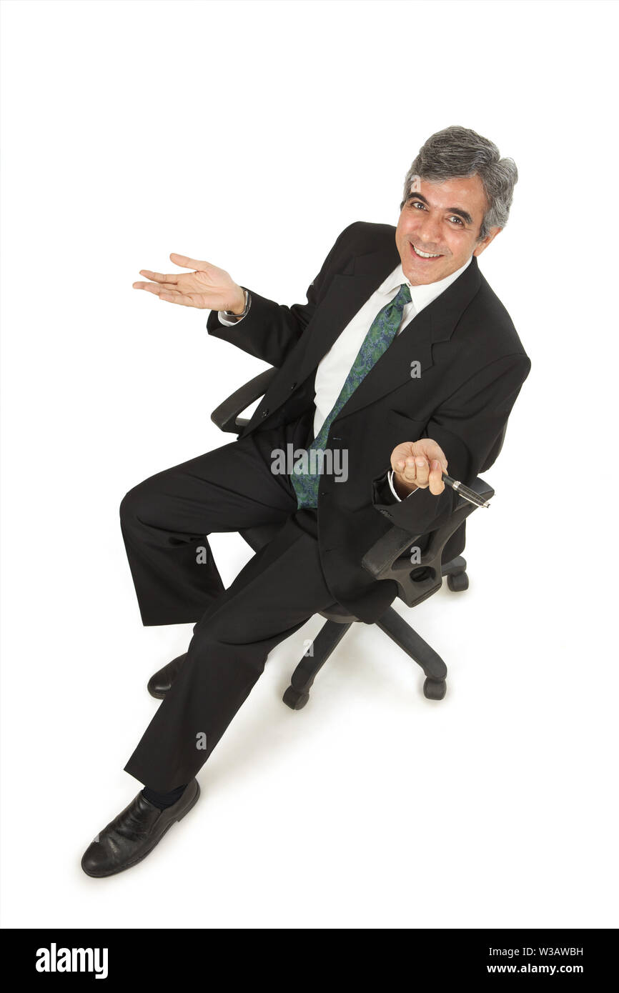 Portrait une chaise de bureau Banque D'Images Portrait une chaise de bureau Banque D'Images